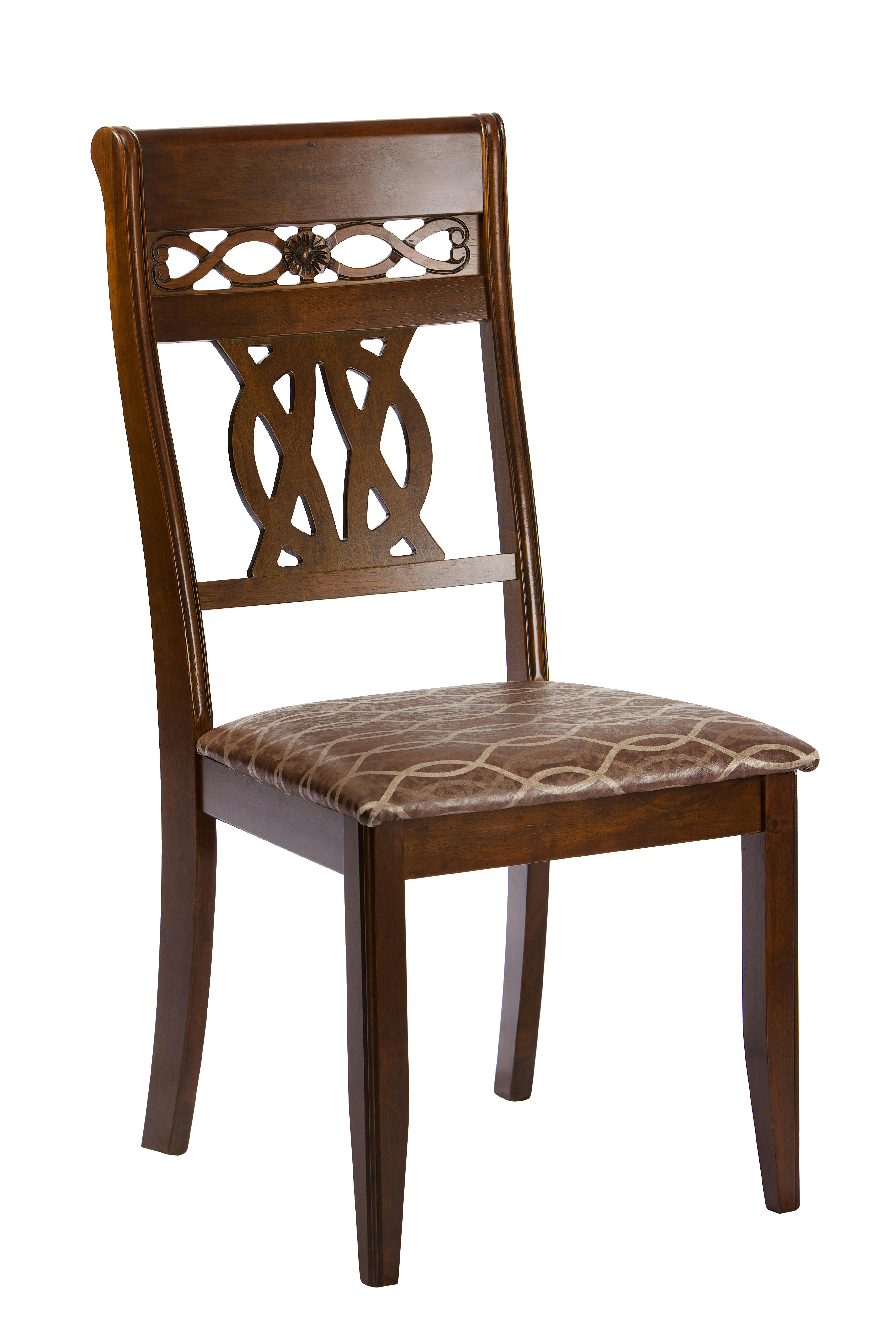 Wooden chair isolated on white background
