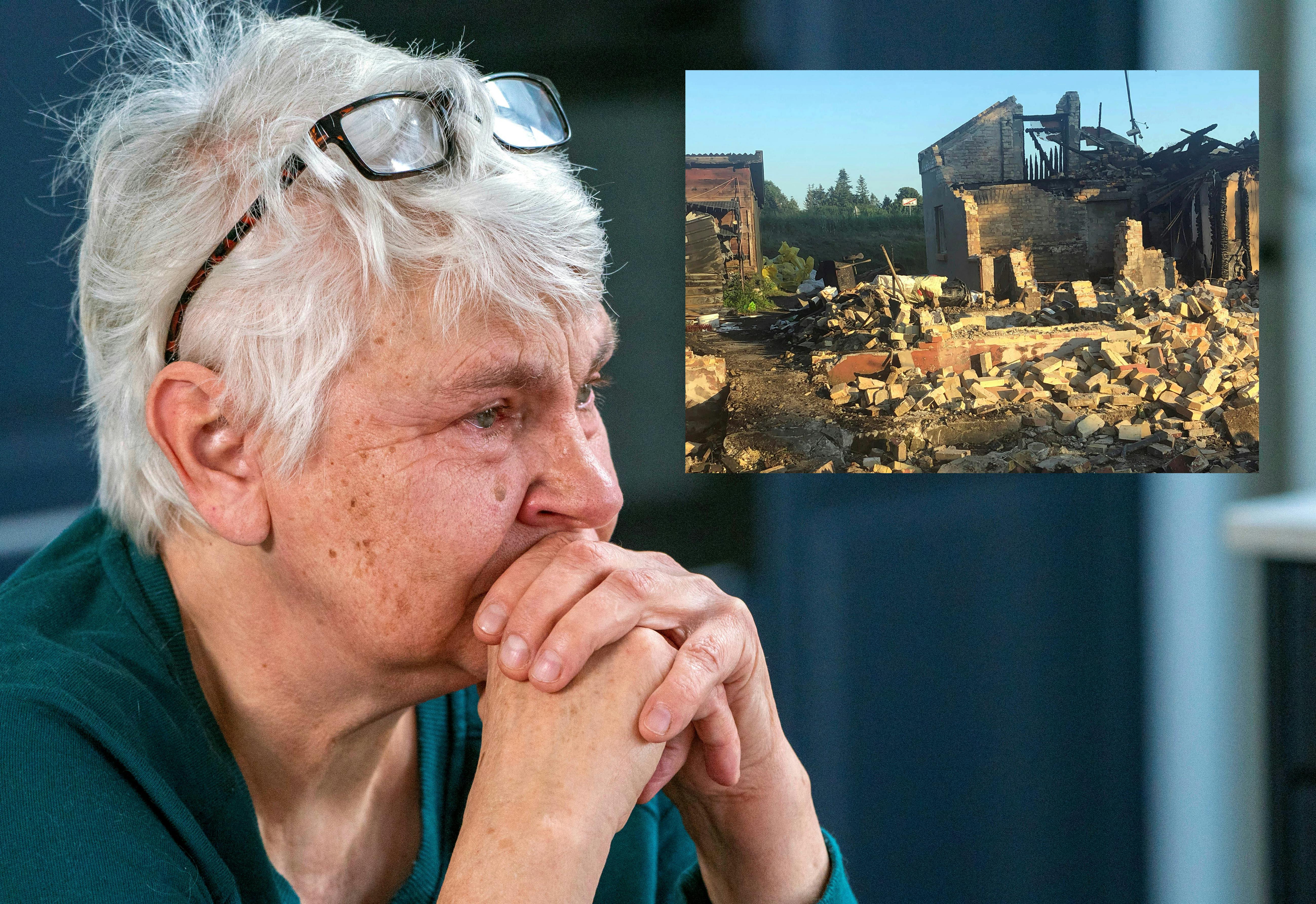 Inge Gylling mistede sin mand, da deres hus brændte ned.