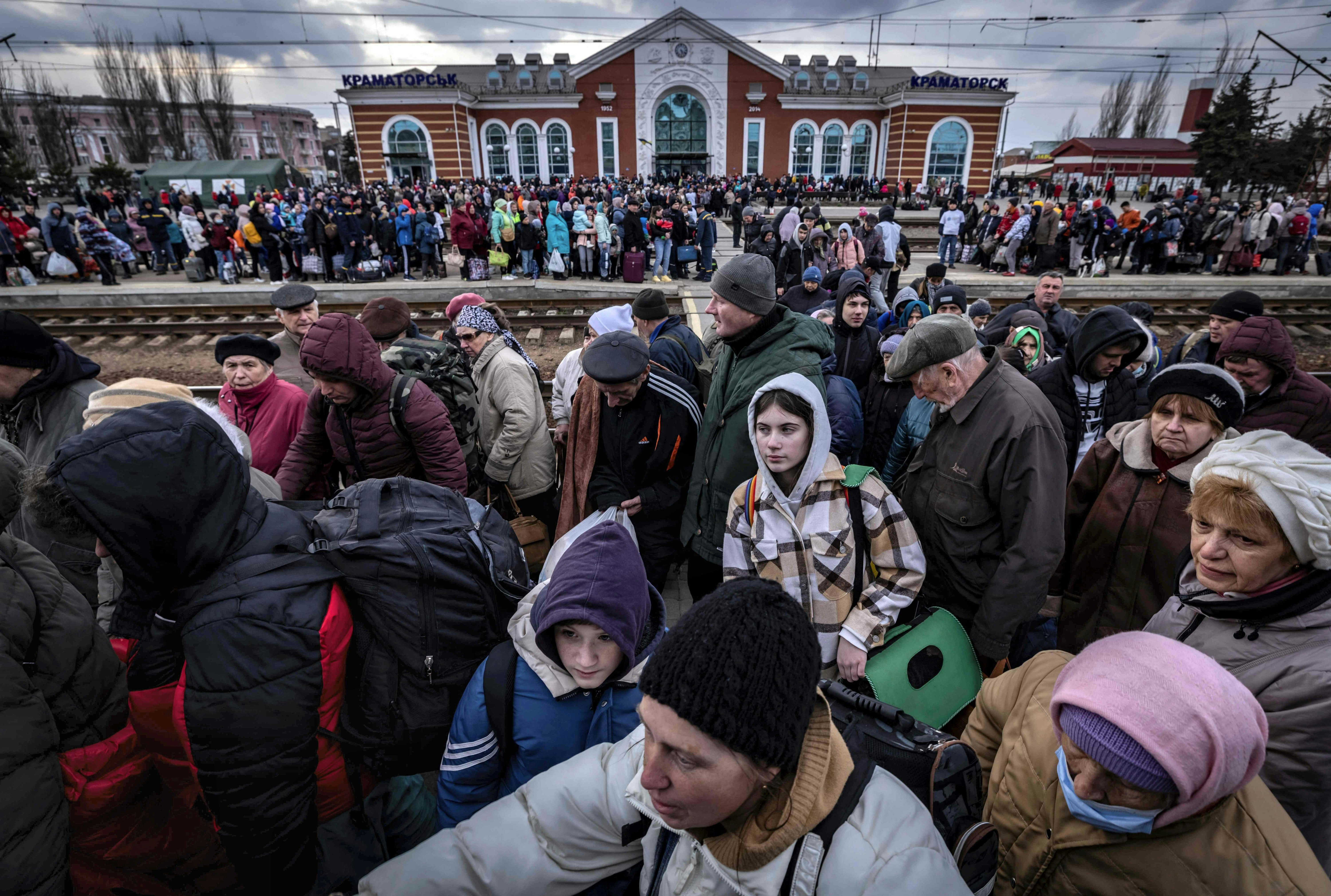Stationen i Kramatorsk