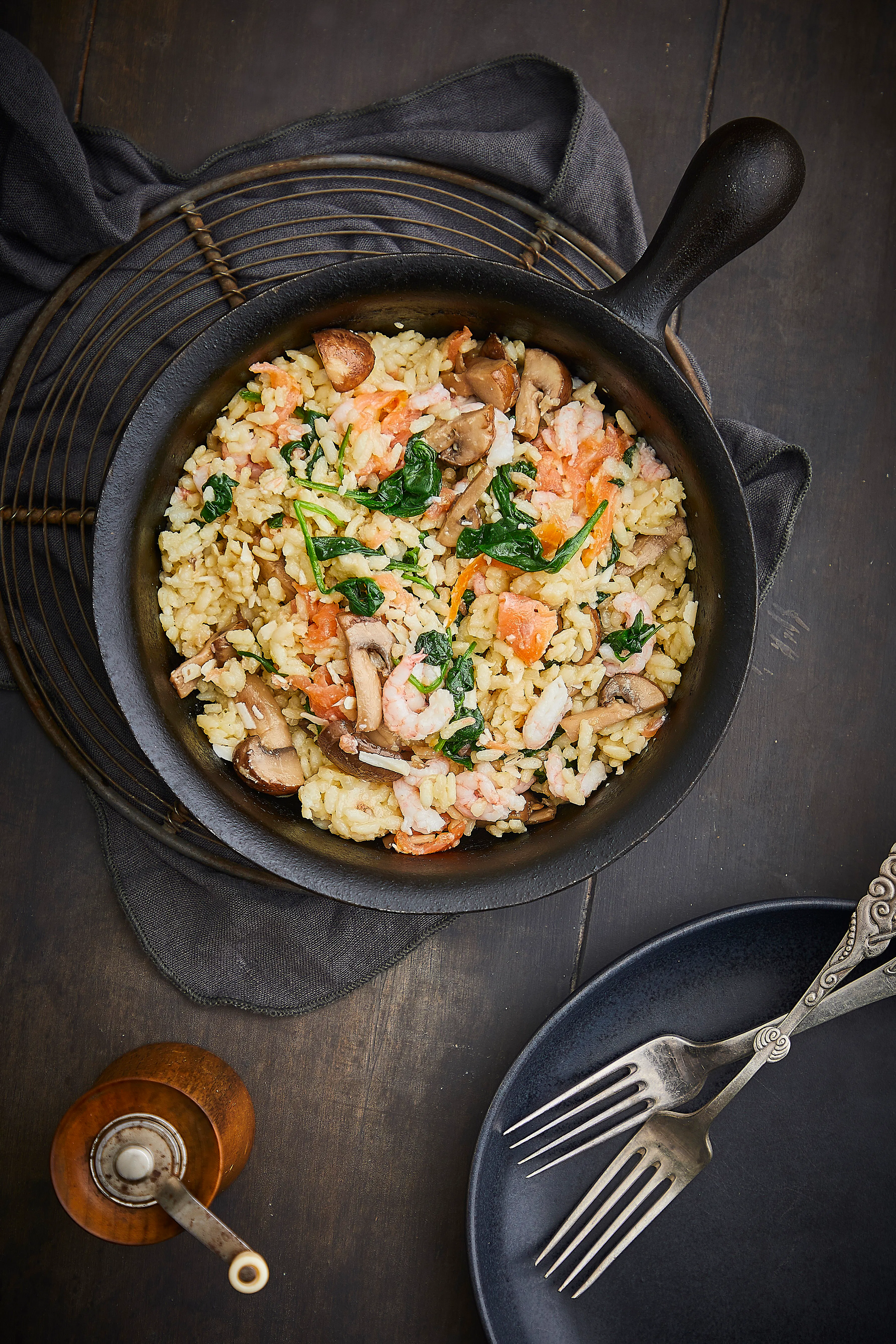 Skaldyrsrisotto | Ude og Hjemme