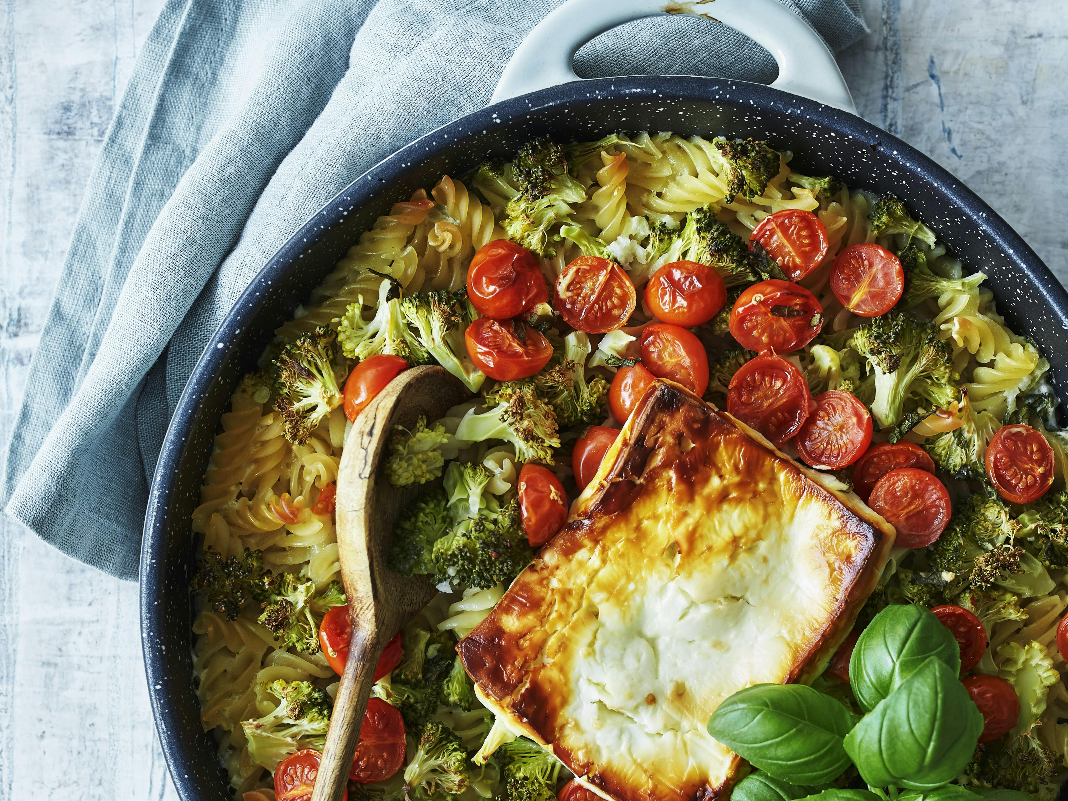 Ovnbagt pasta med feta