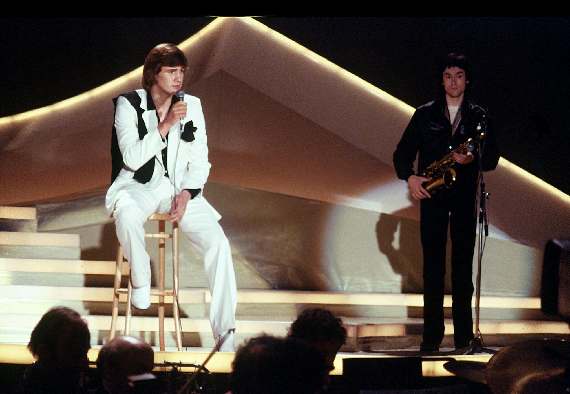 Johnny Logan i Eurovisionen i Haag i 1980.
