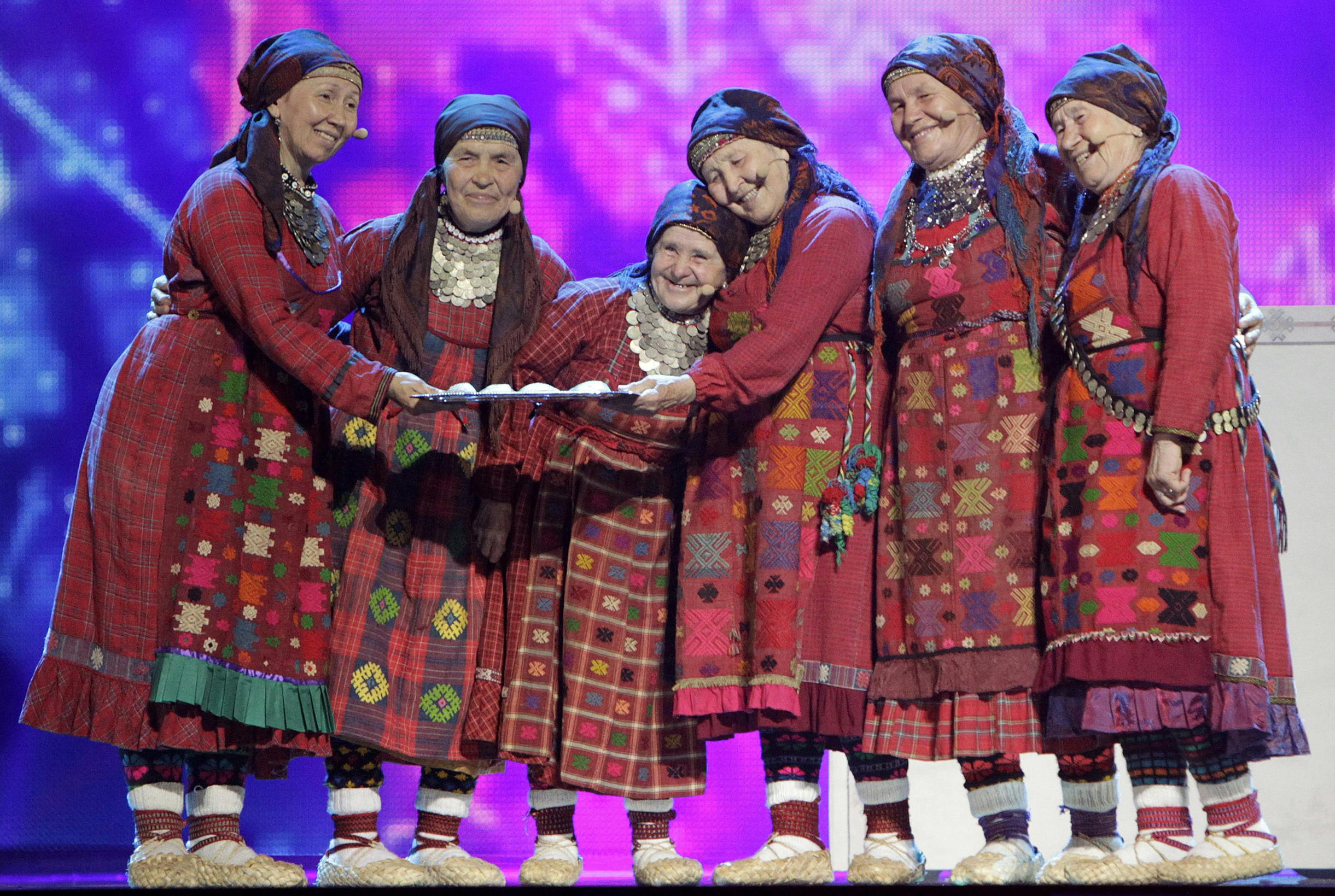 Gamle damer kan også være med i Eurovisionen.
