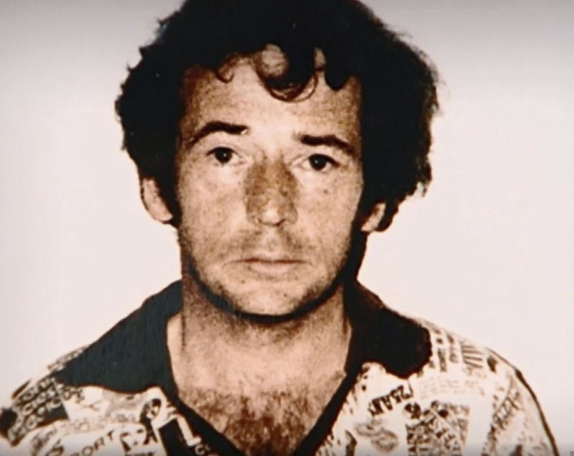 Angus Sinclair, som han så ud i 1970’erne. Han&nbsp;myrdede blandt andet Helen Scott, Christine Eadie, Mary Gallagher og Catherine Reehill.

