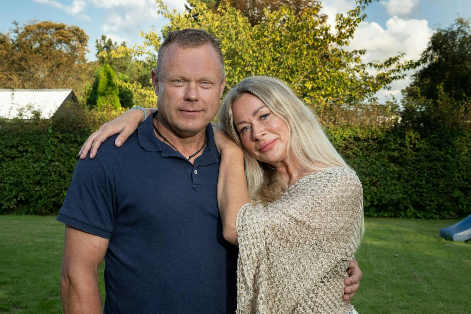 Anamariia fra TV2 programmet Balladen om kolonihaven.Med sin kæreste Bjarne.
