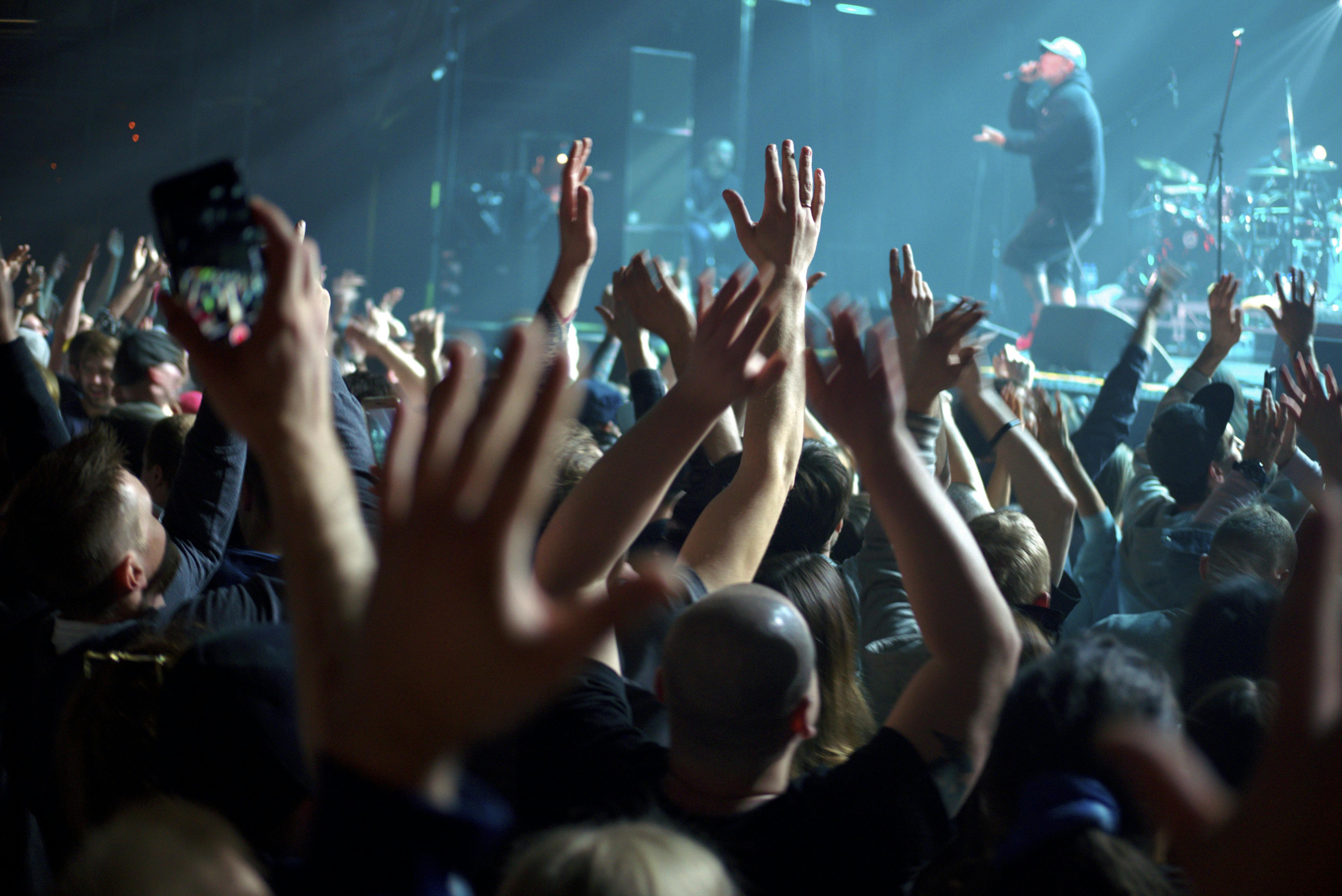 Folk til en koncert