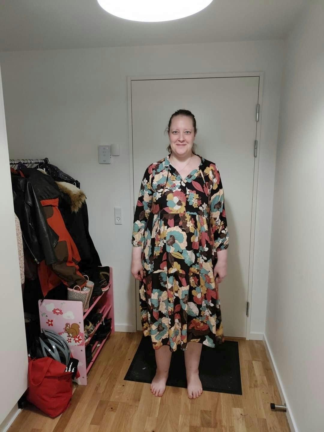 Et før-billede af Karina.