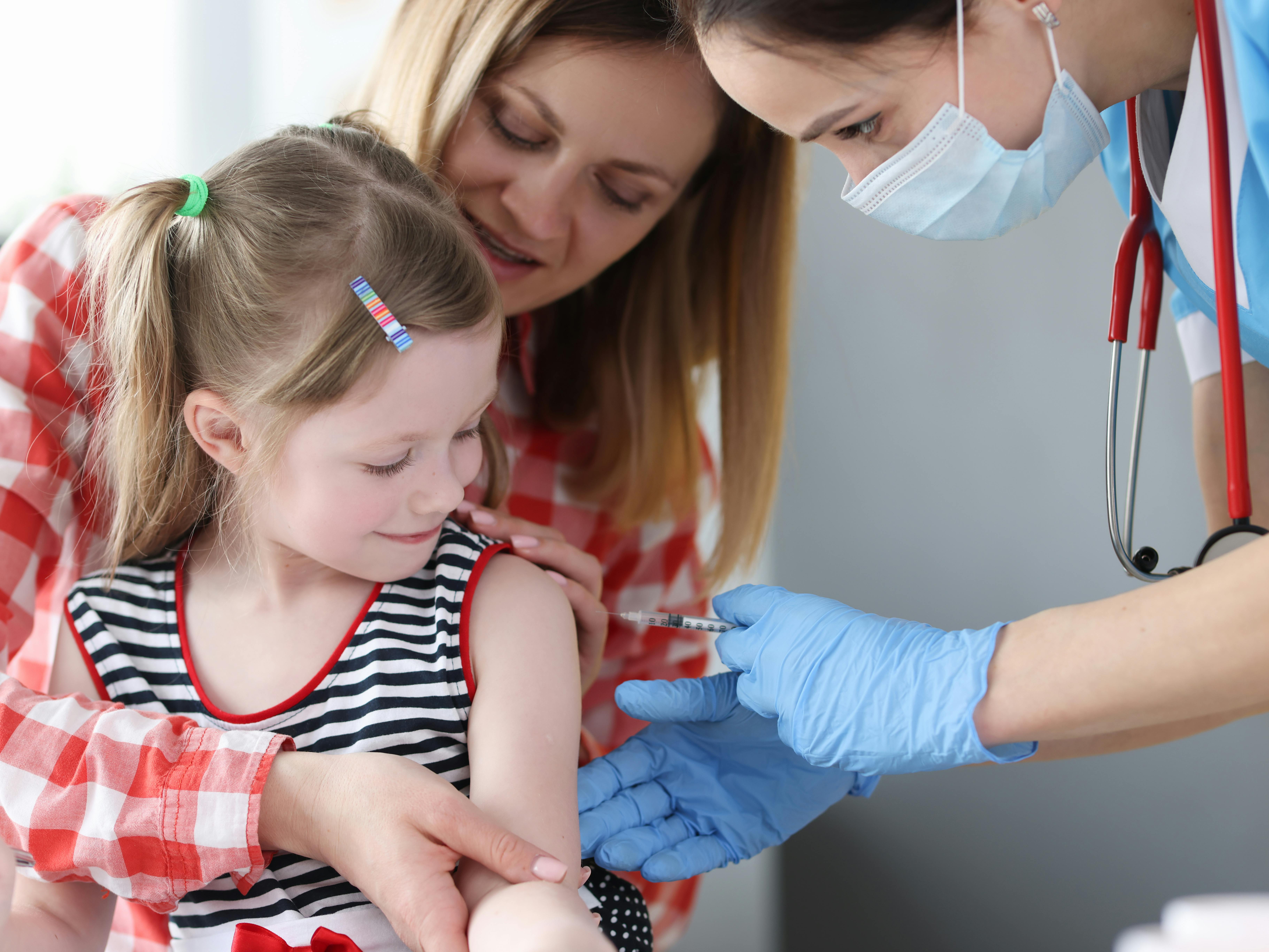 Barn bliver vaccineret