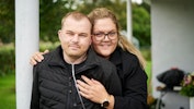 Marc og Monica, som stod tæt sammen, da Marc blev ramt af kræft.