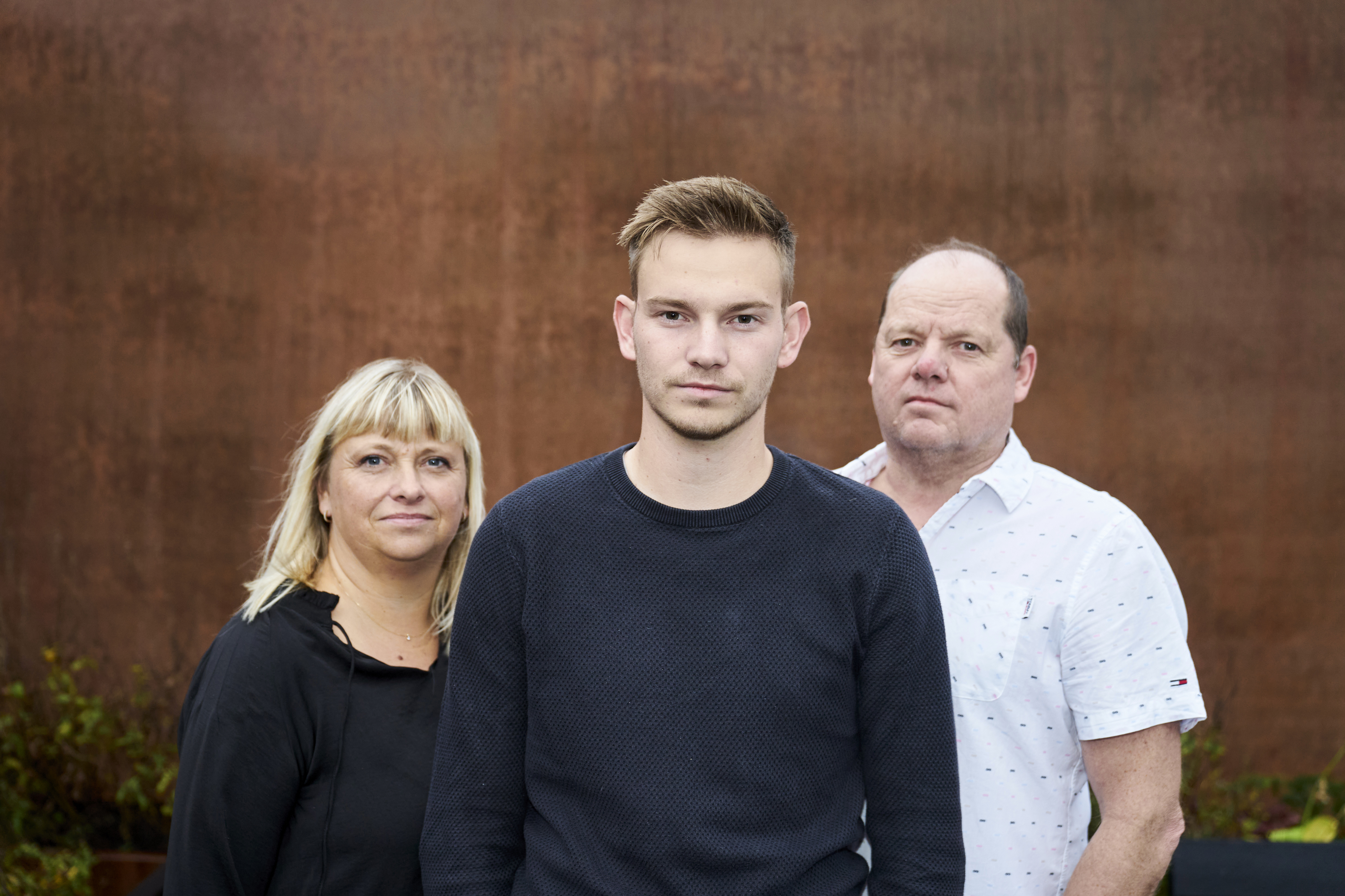 Familien Mossalski sammen i Randers