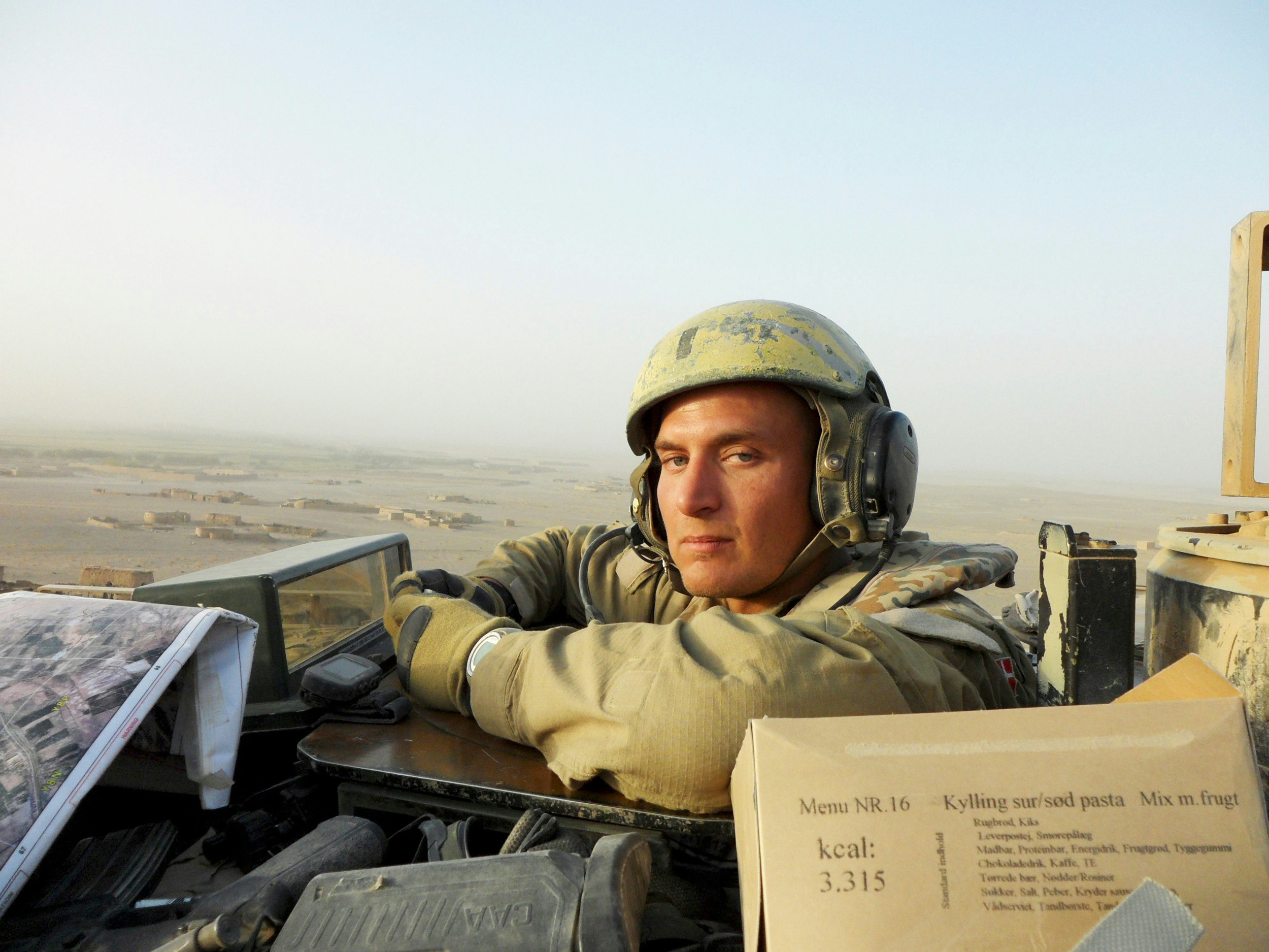 Som kampvognskommandør i Afghanistan var Jacob leder for tre besætningsmedlemmer.