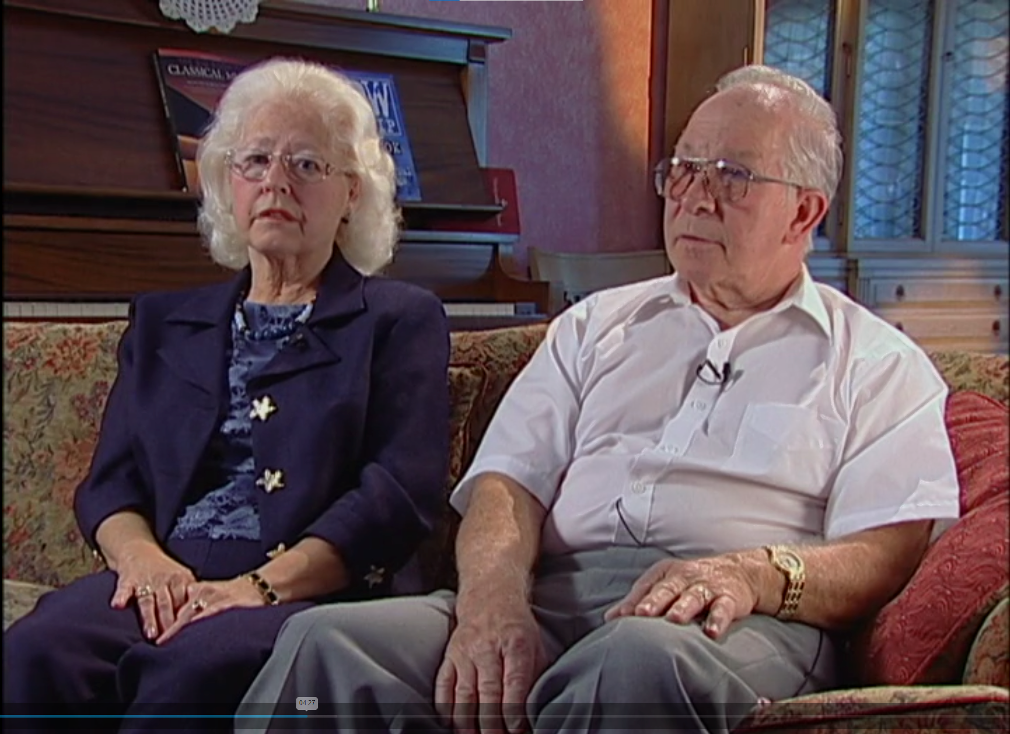 Glenna og James ”Jim” Chandler, forældre til Janet.