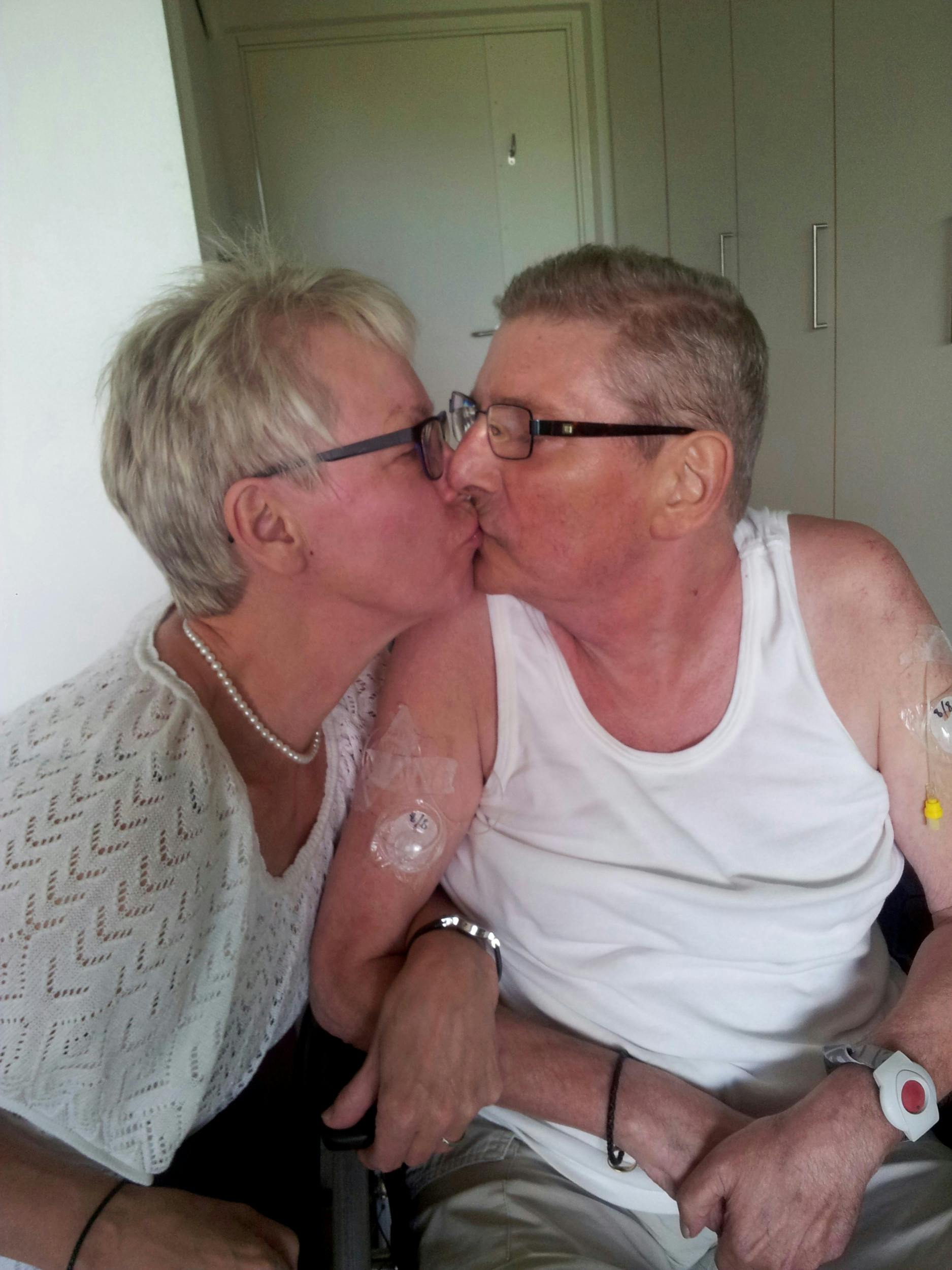 Livet blev fejret, da Marianne og Bjørn havde bryllupsdag på hospice.