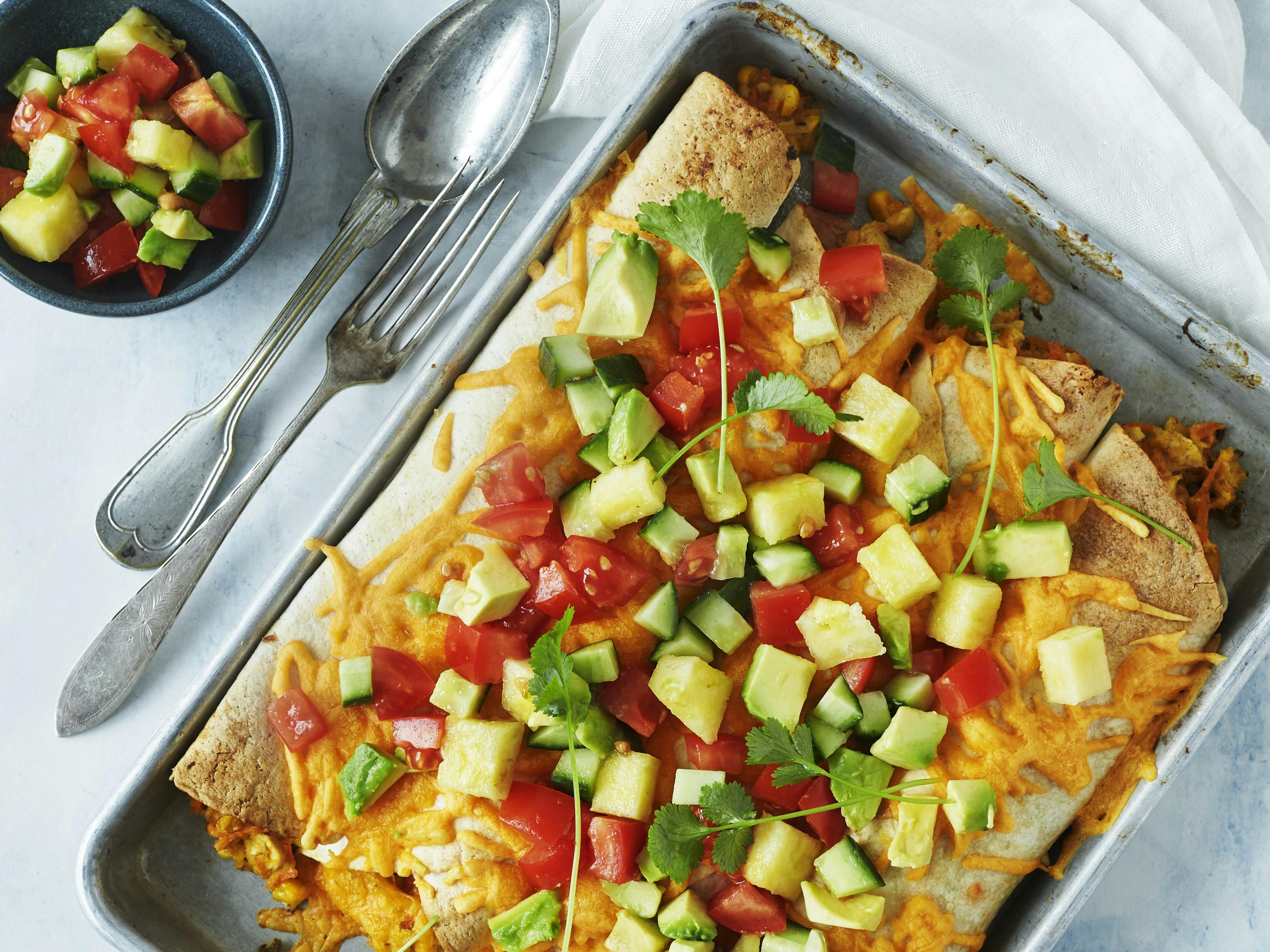 Madpandekager med kylling og rodfrugter