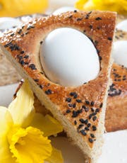 Påskebrød med æg