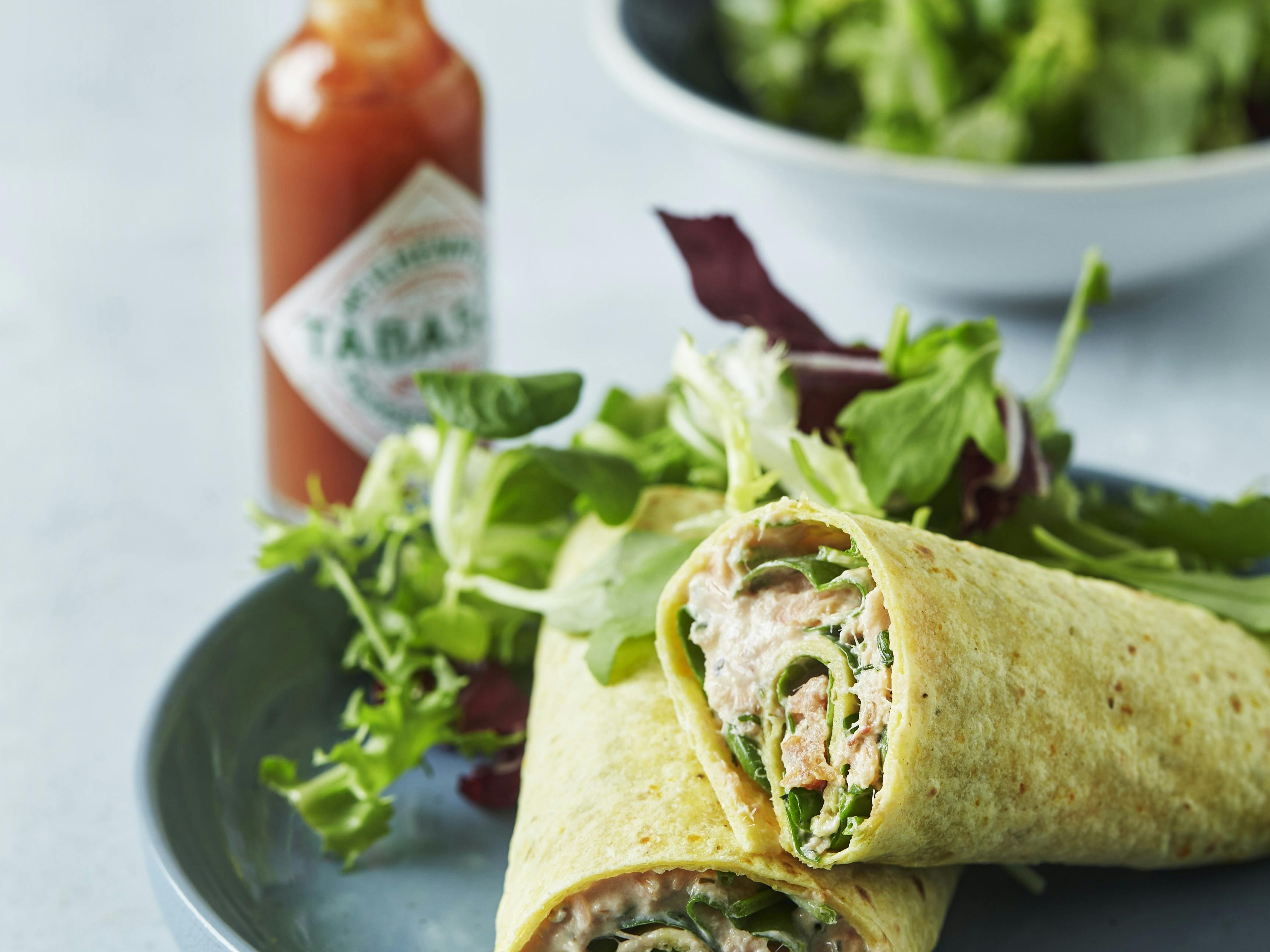 Wraps med laks