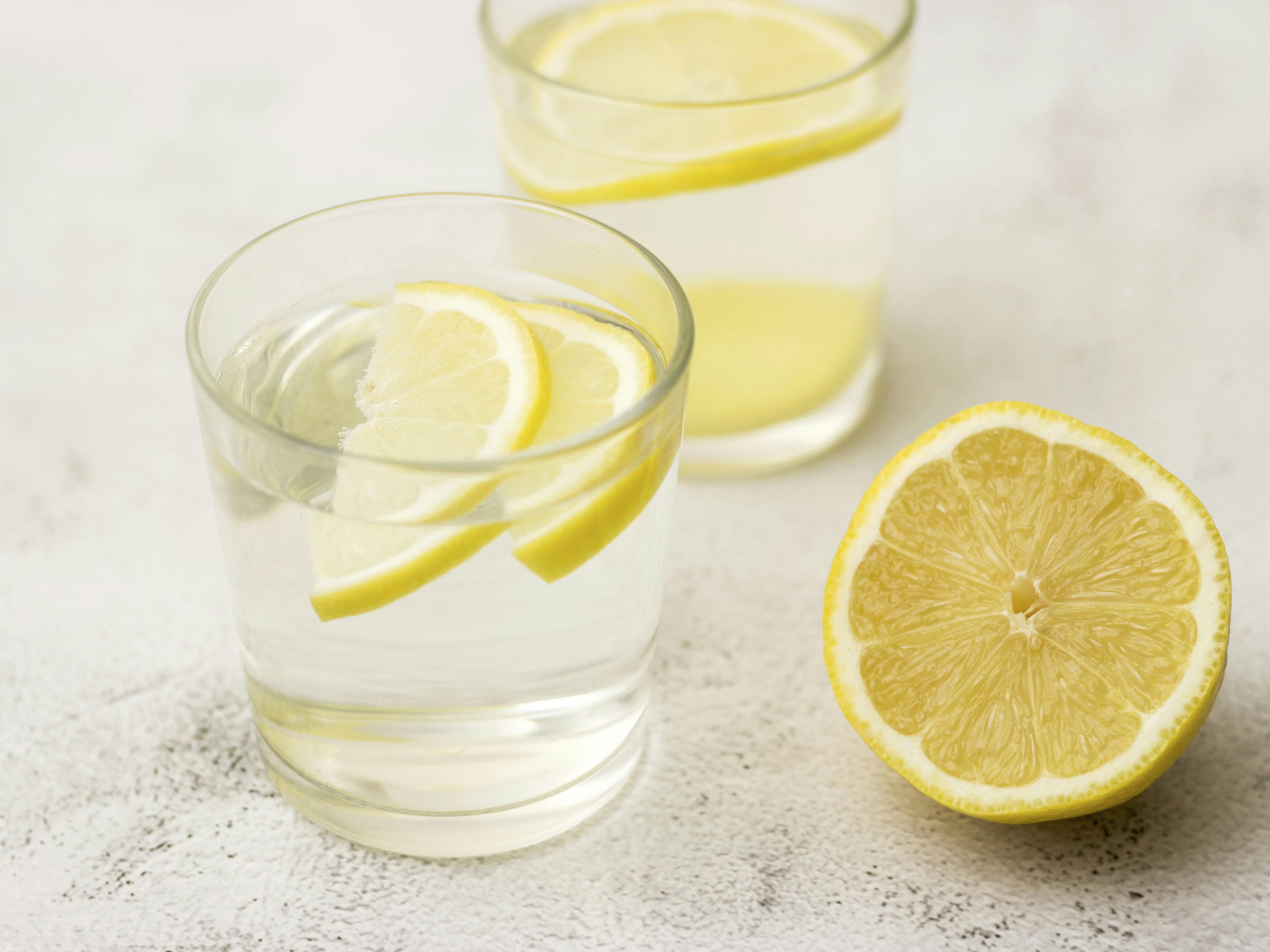 Lemonade i et glas