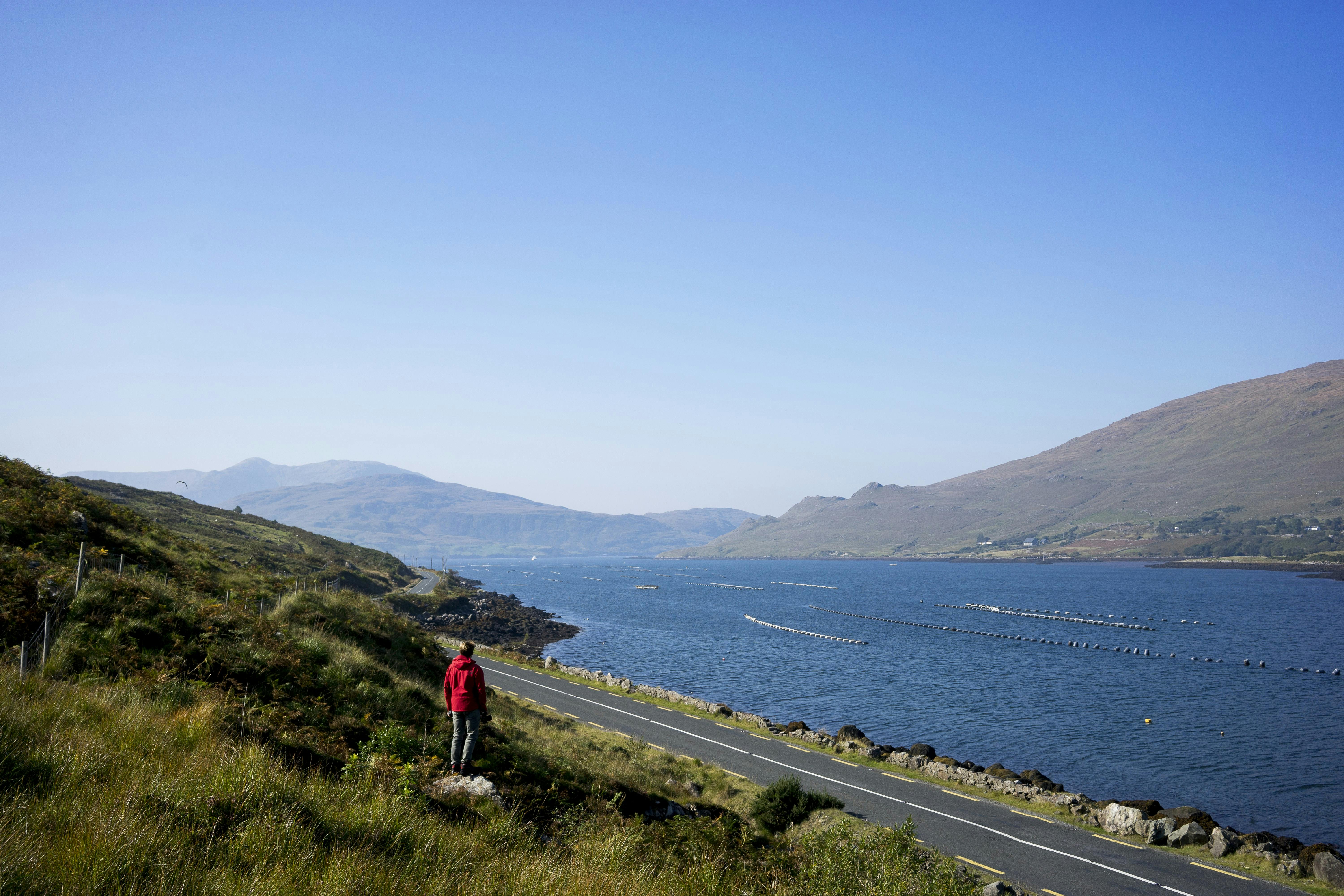 Udsigtspunkt over Killary Fjord