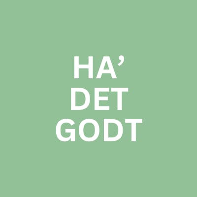 Ha' det godt brevkasse logo