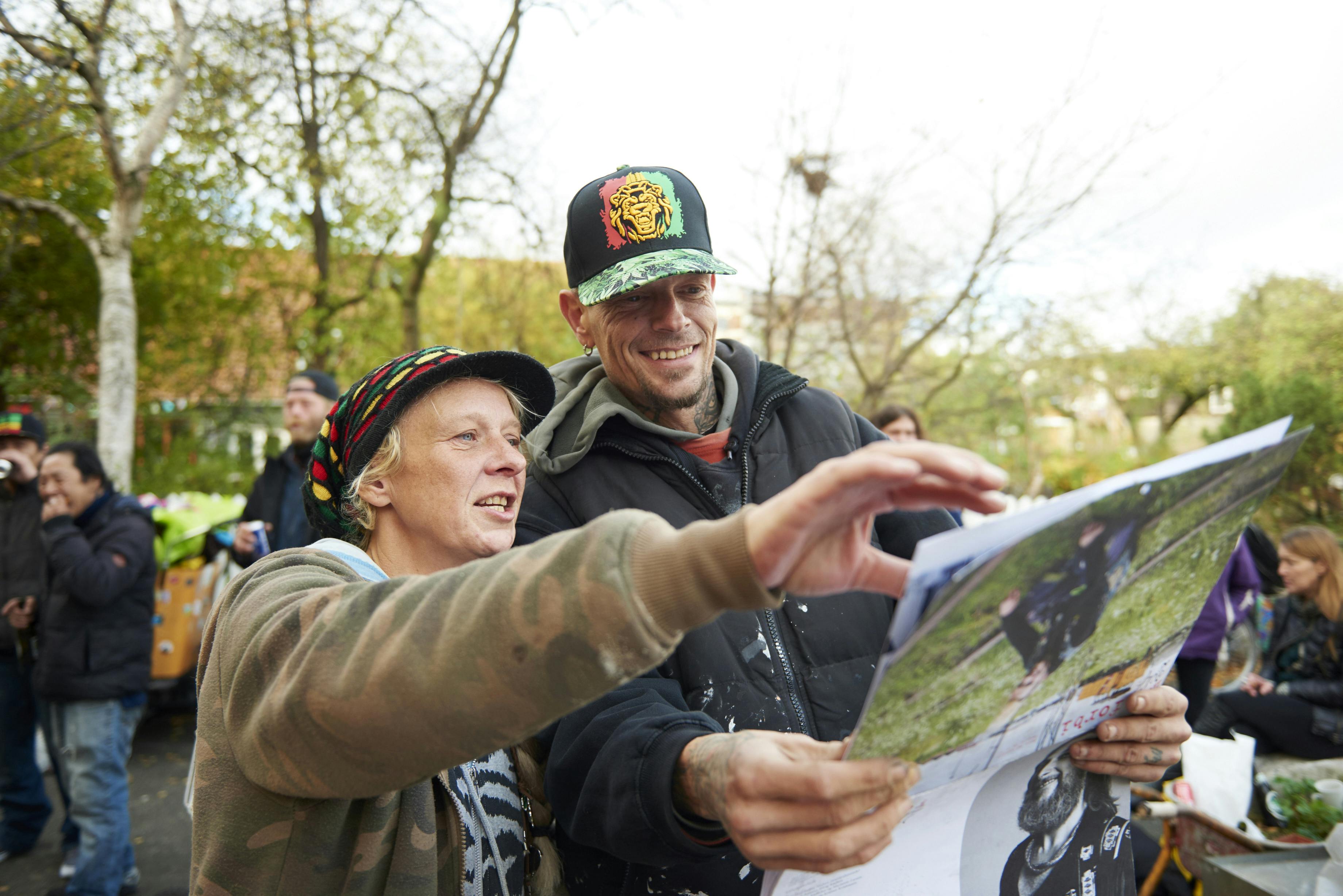 Marlene og John på Christiana. 