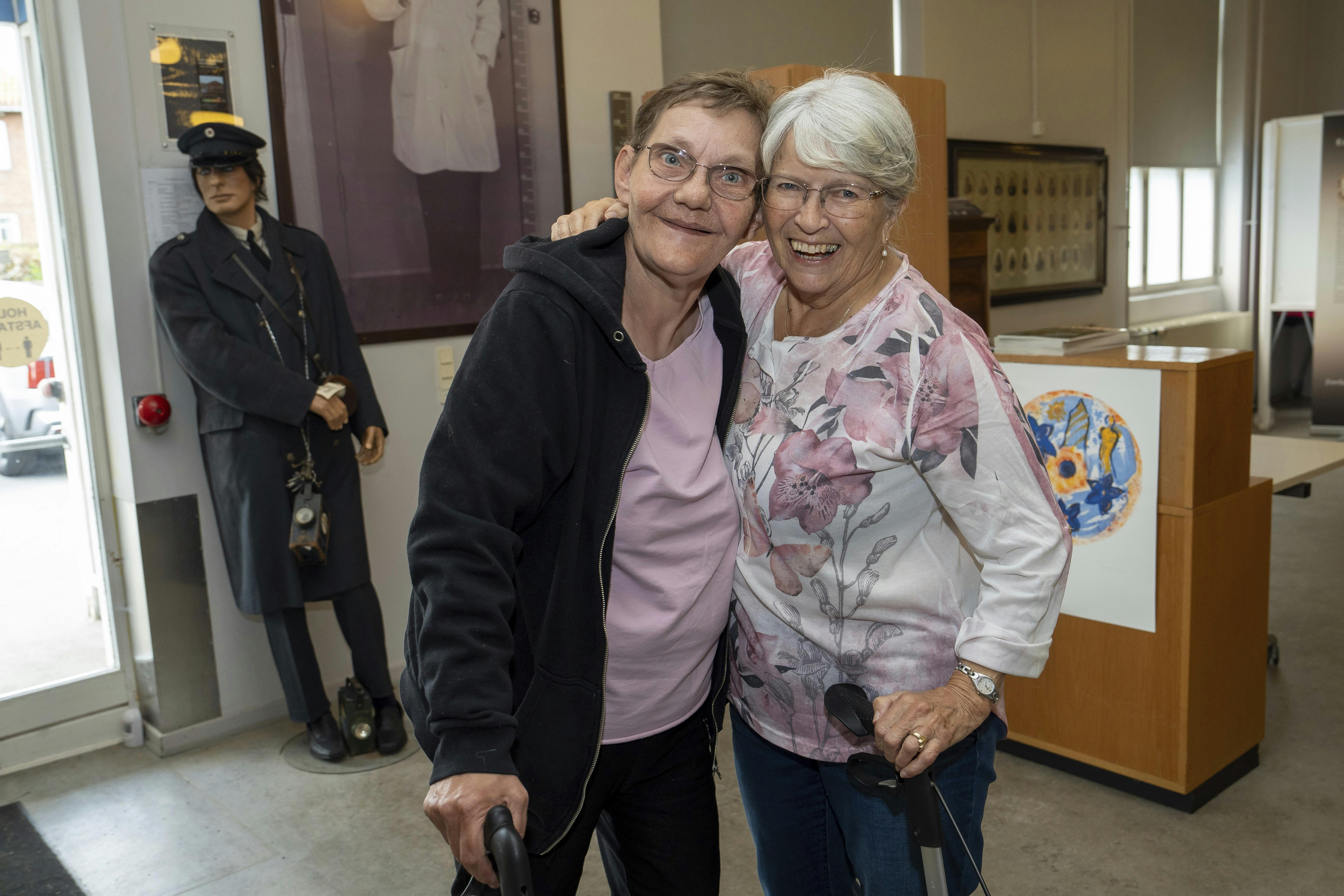 Margrethe og Kirsten Rosenkilde.