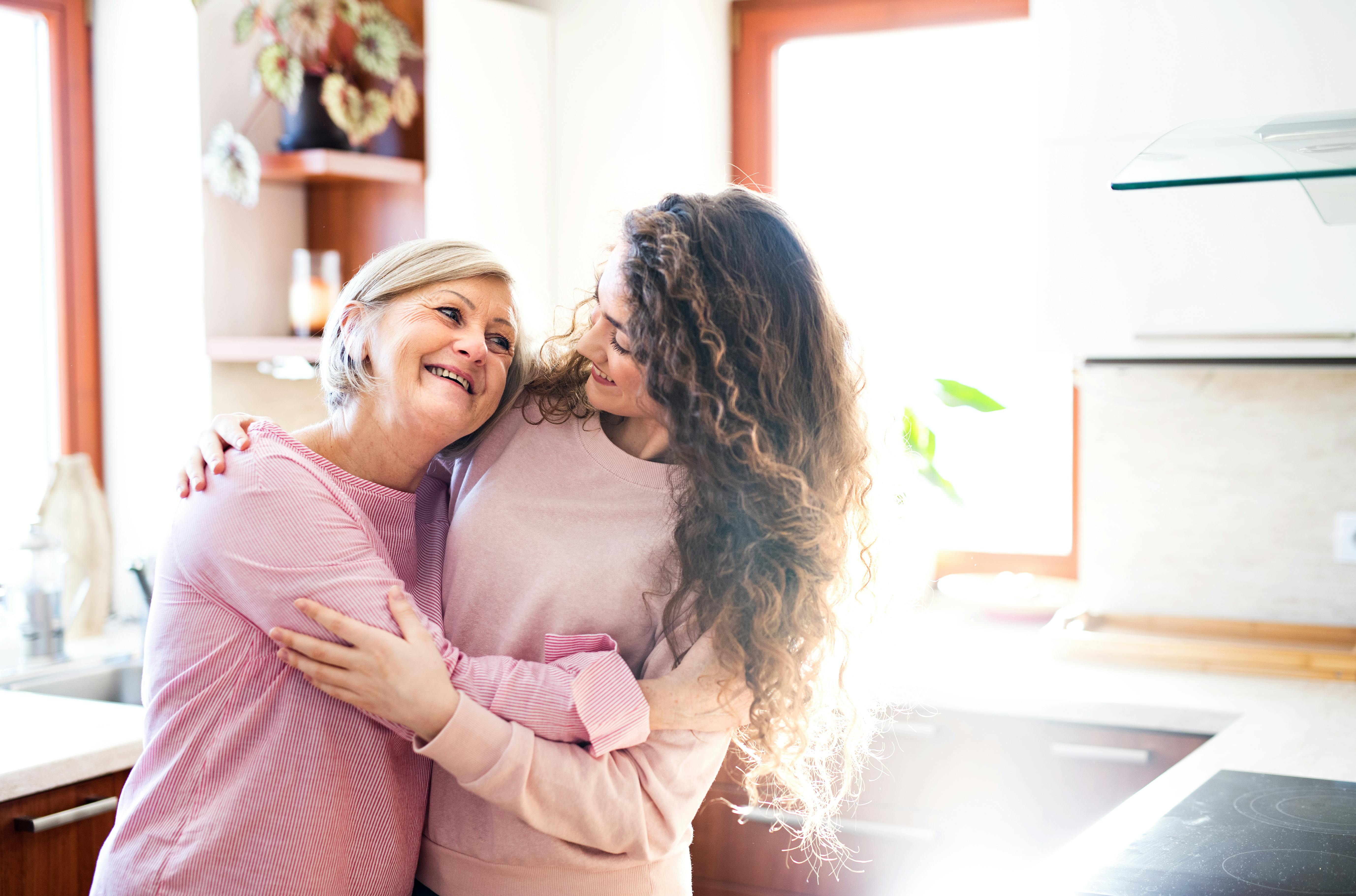 Bedstemor med barnebarn