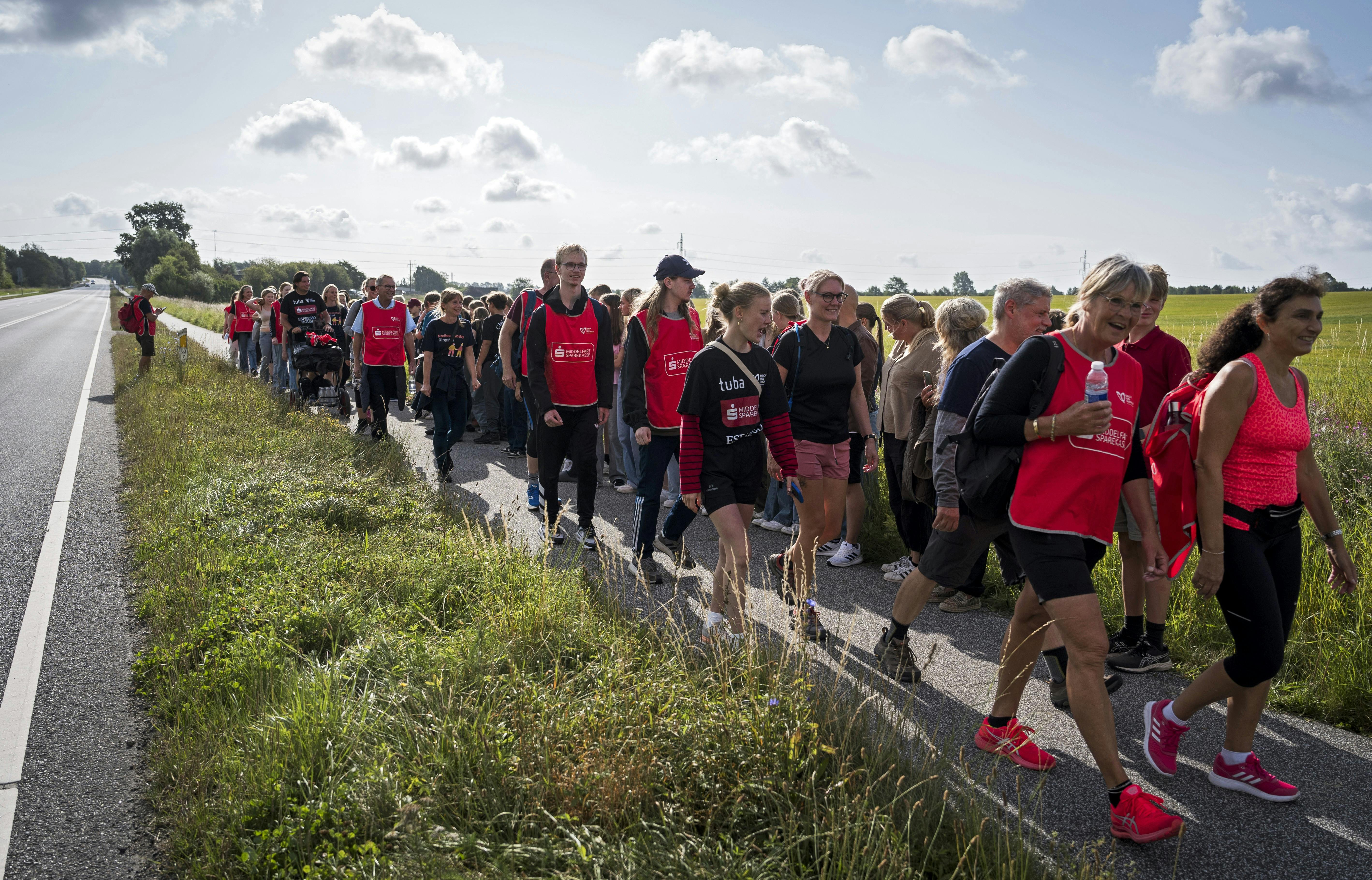 Astrid til 'March mod ensomhed' i sommer. 