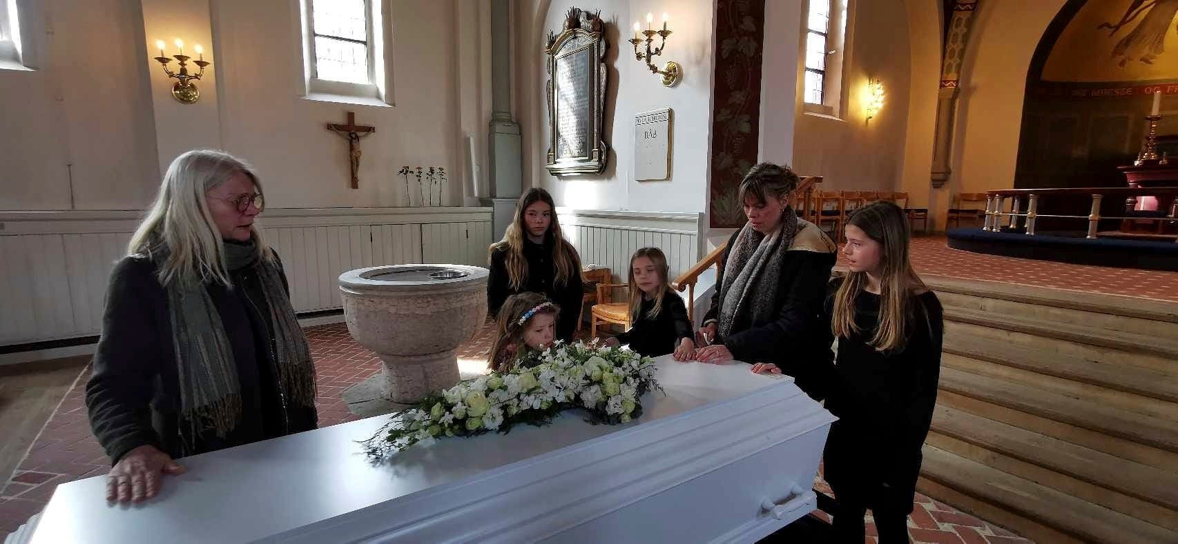 Familien ved Frederiks begravelse
