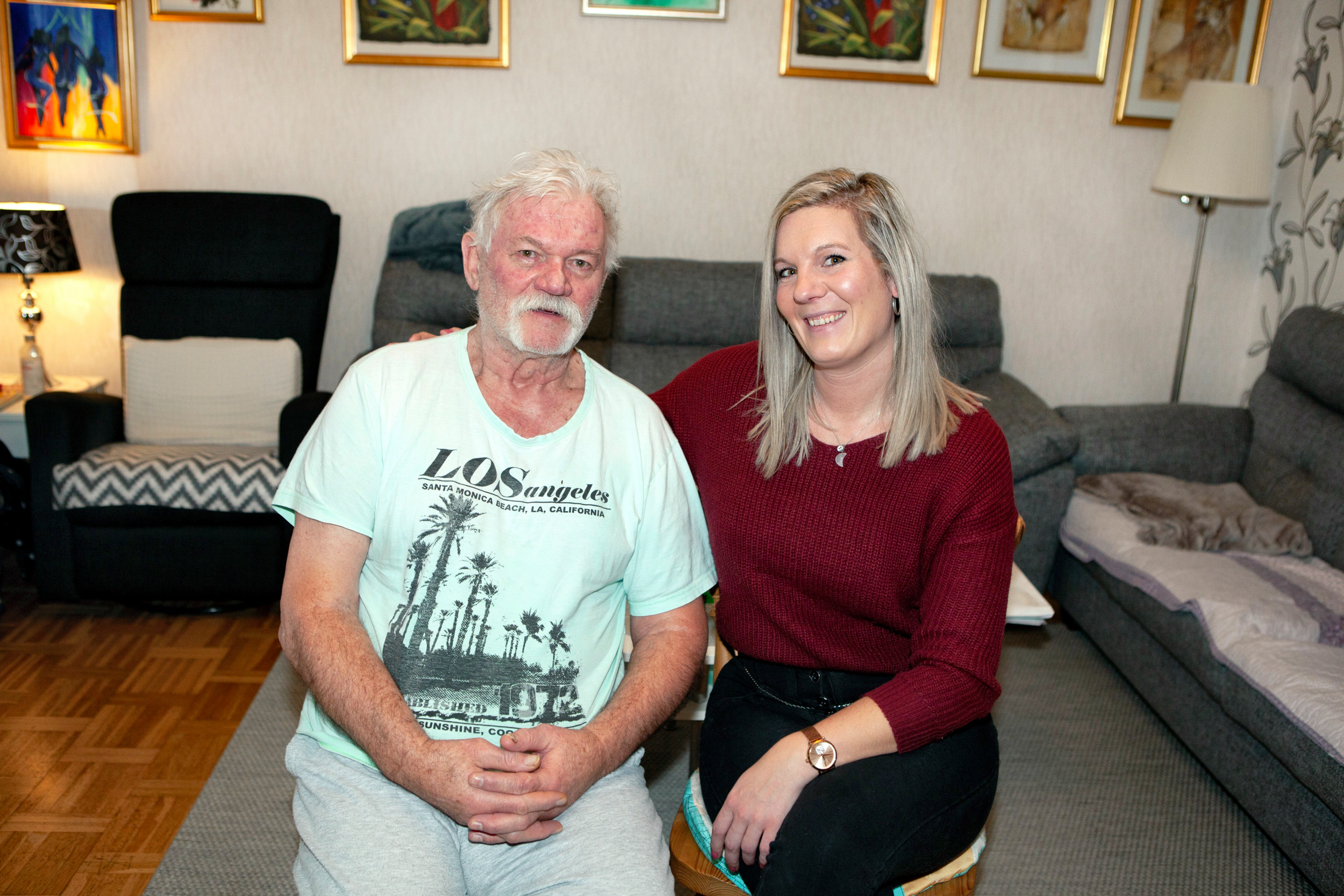 Emelie Persson og hendes far