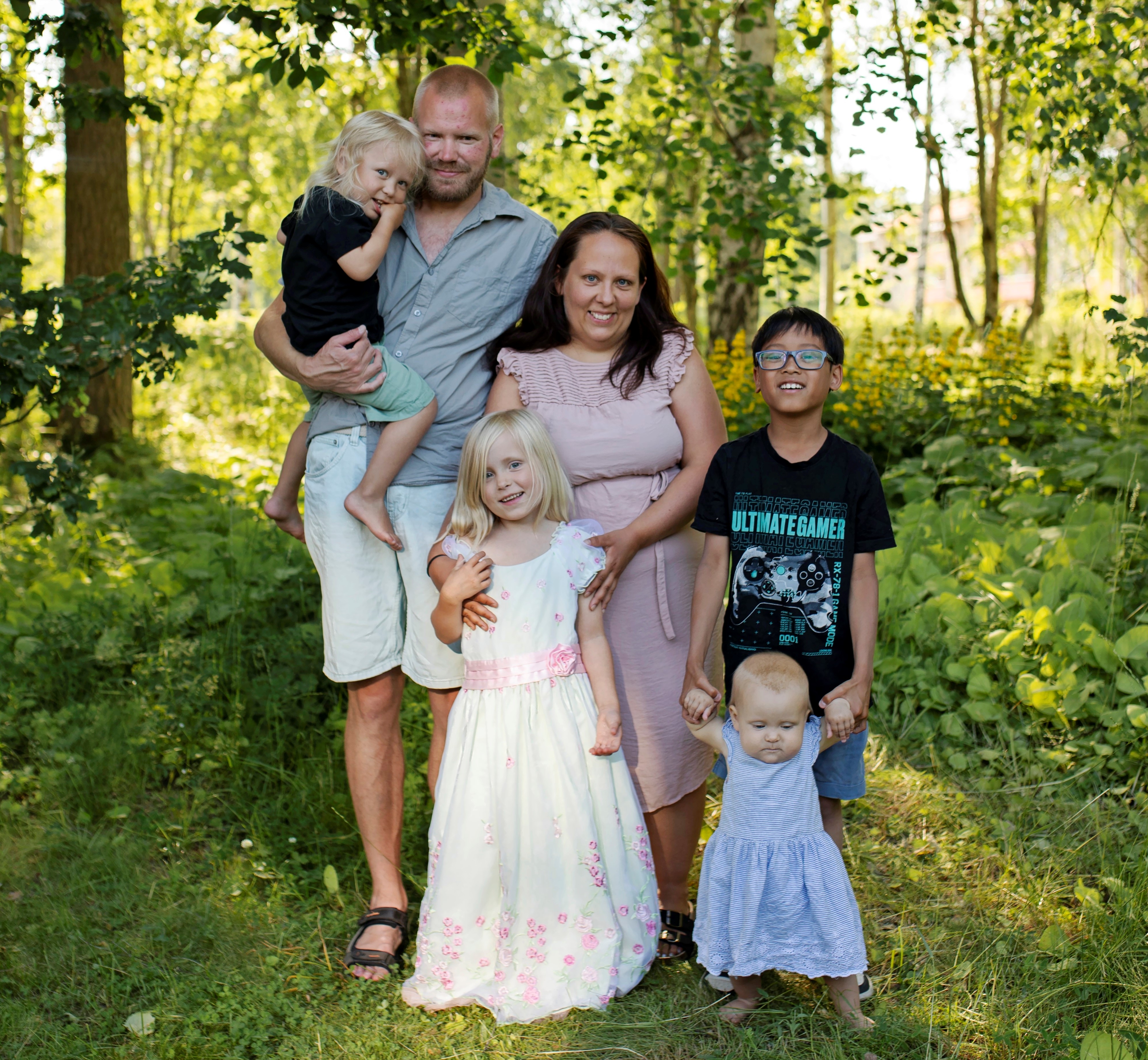 Familien Söderberg.