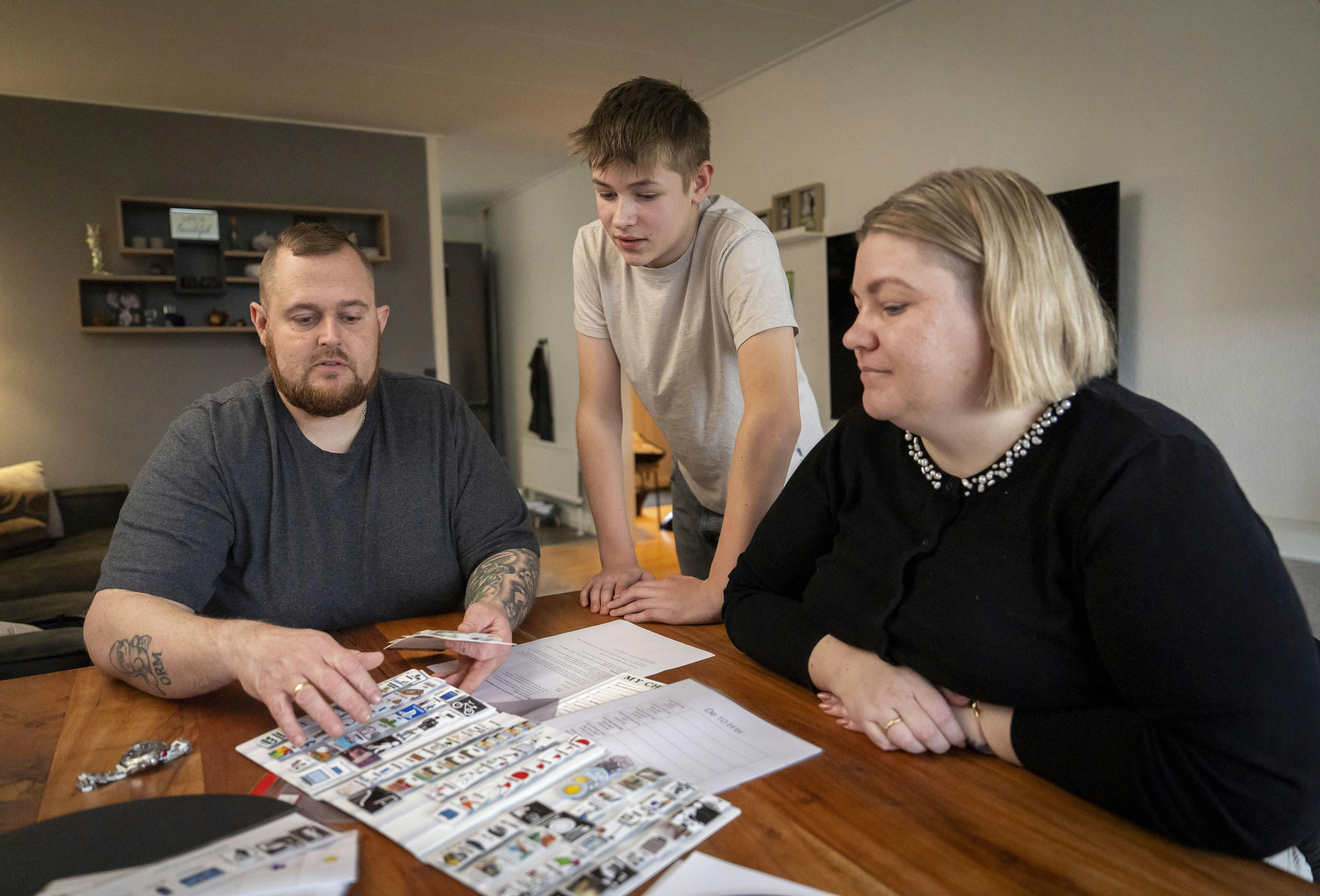 13-årige Liam har infantil autisme