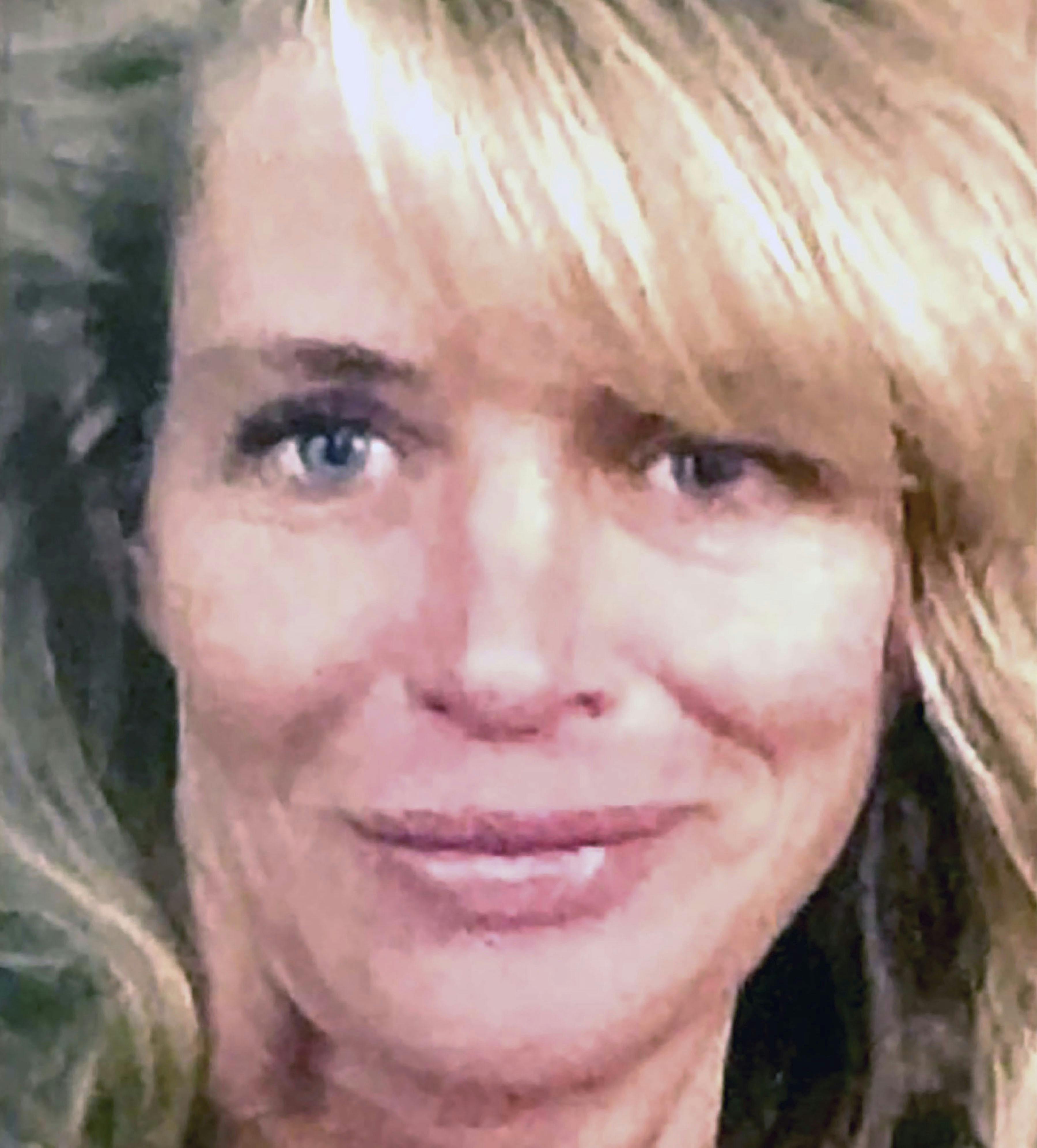 Close up billede af Angela Prichard.