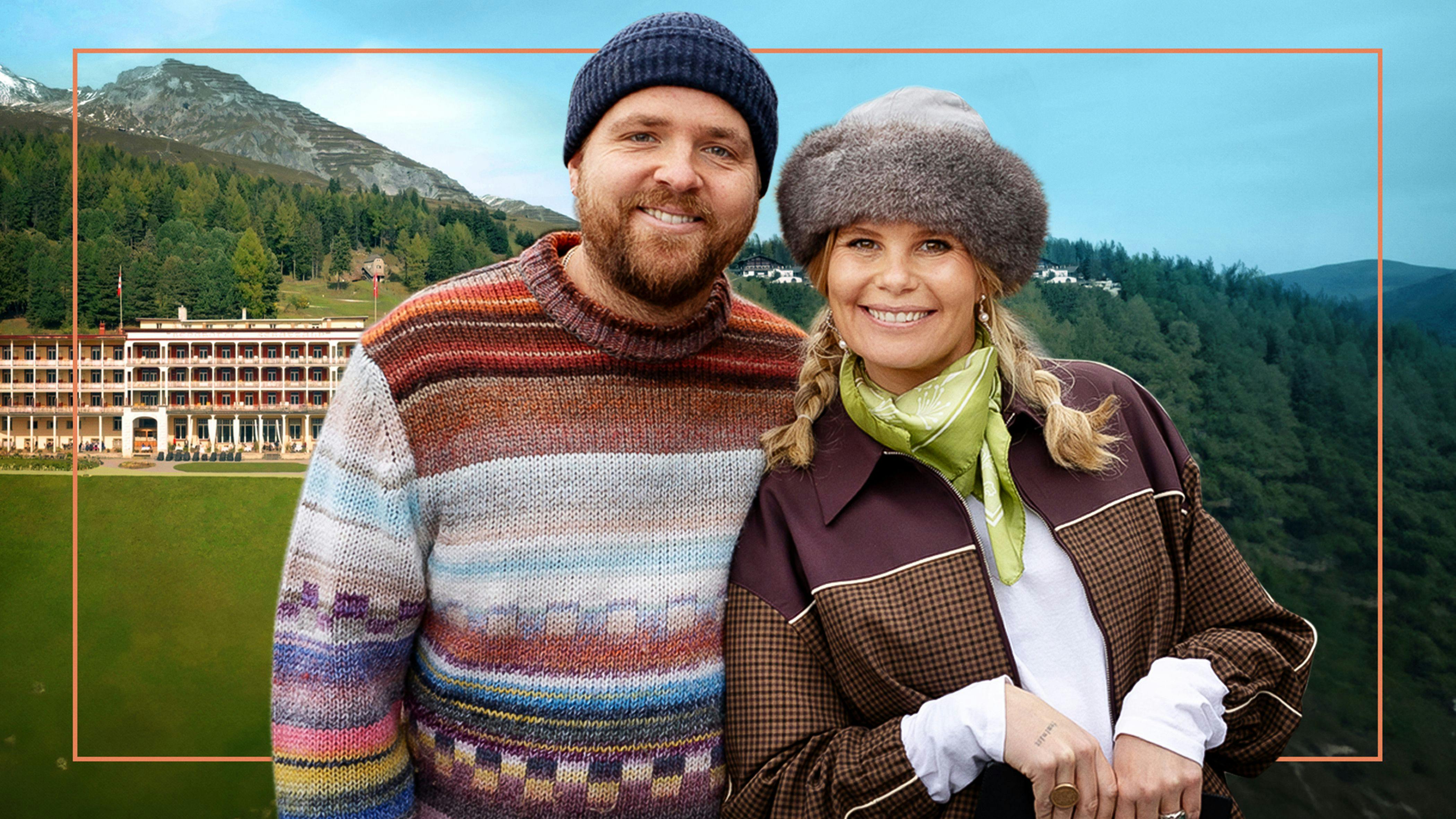 Sofie Linde og Joakim Ingversen er vært på det nye program "Hotel Romantik"