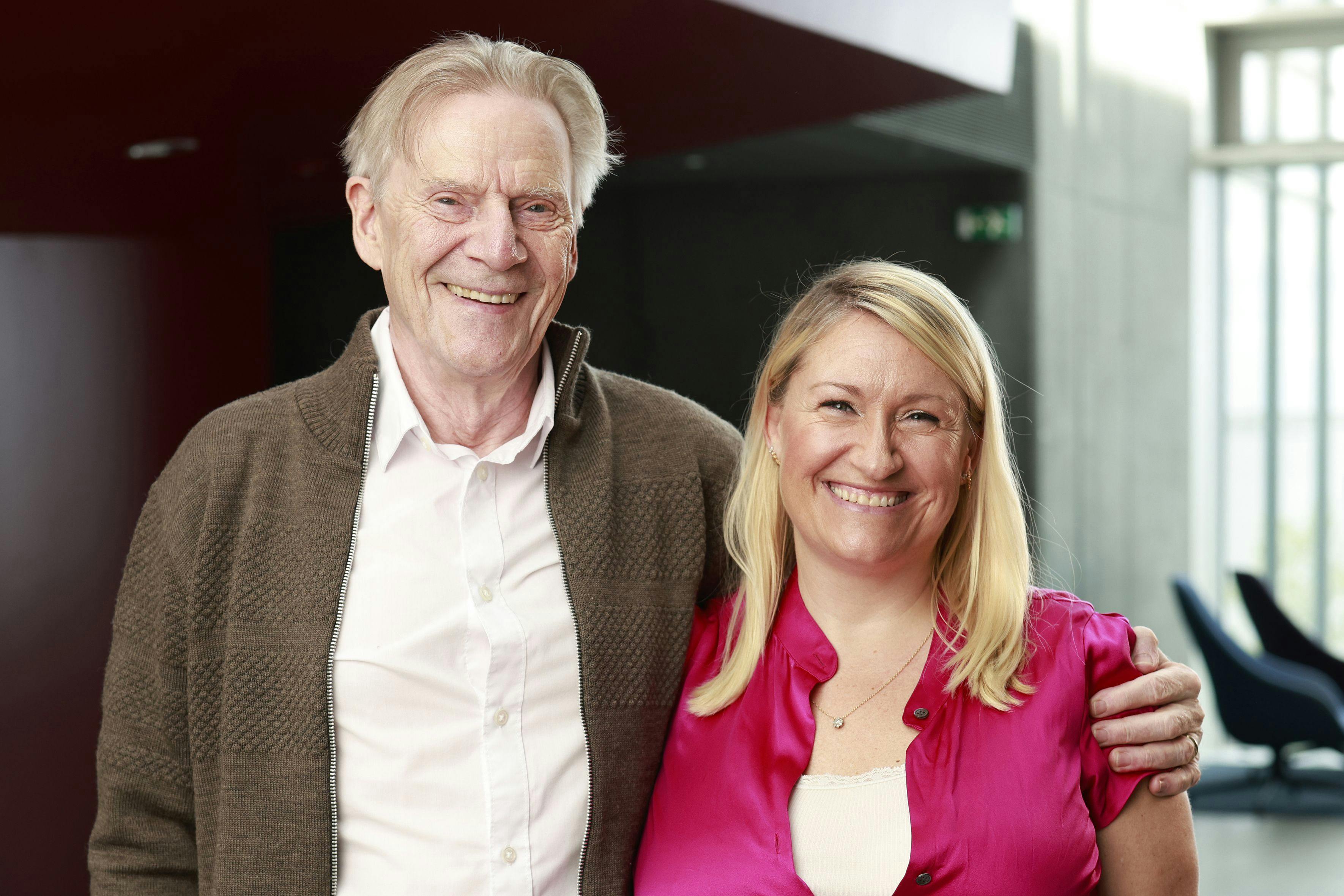 Jesper Christensen og Barbara Topsøe-Rothenborg fra "Nana"