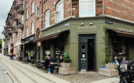 Cafe på Vesterbro i København.