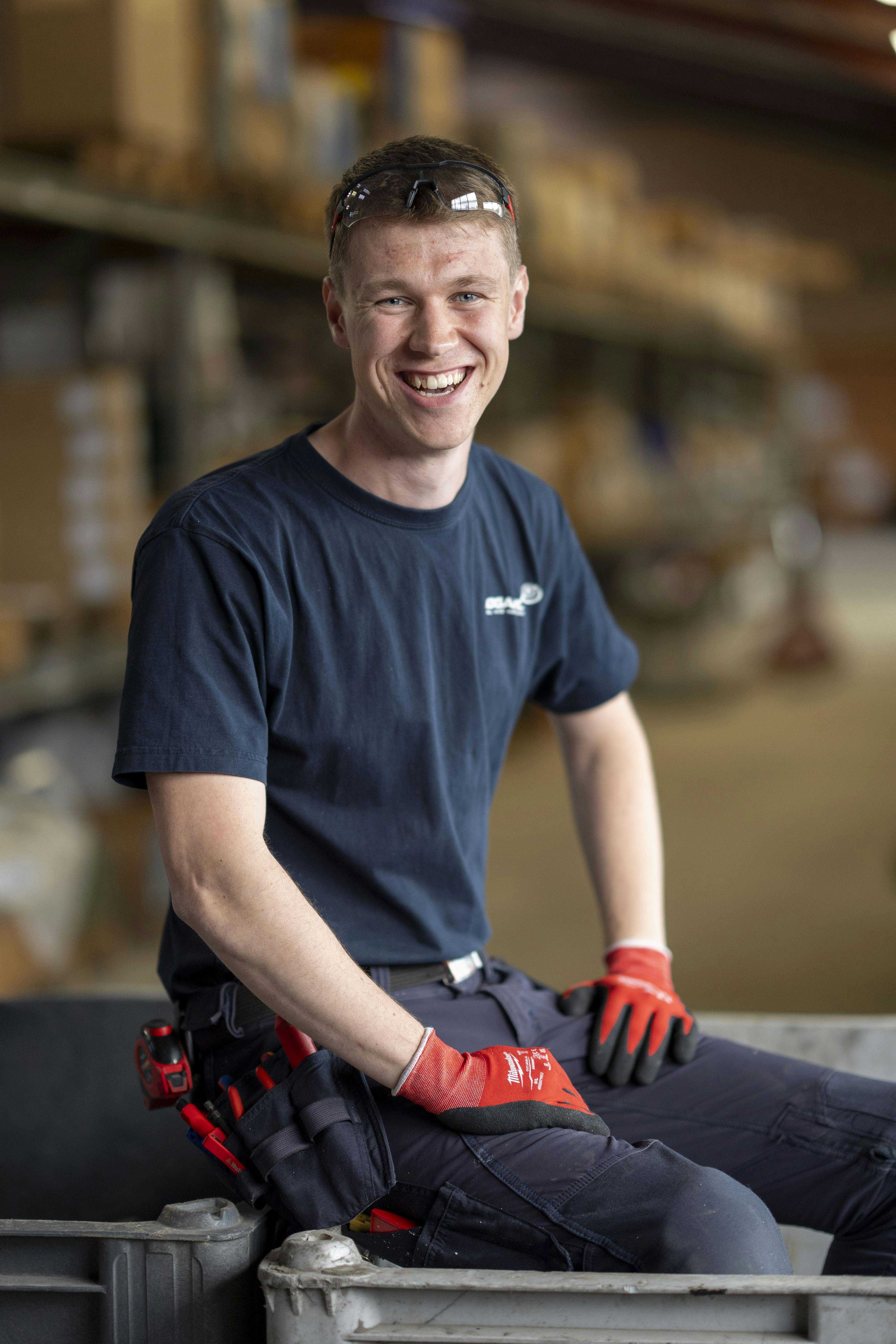 Casper Kærvang Pedersen er ordblind og elektriker og skal deltage i EuroSkills
