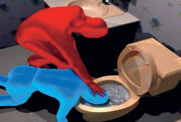 Mordet på Genell Plude - Toilet-beviset