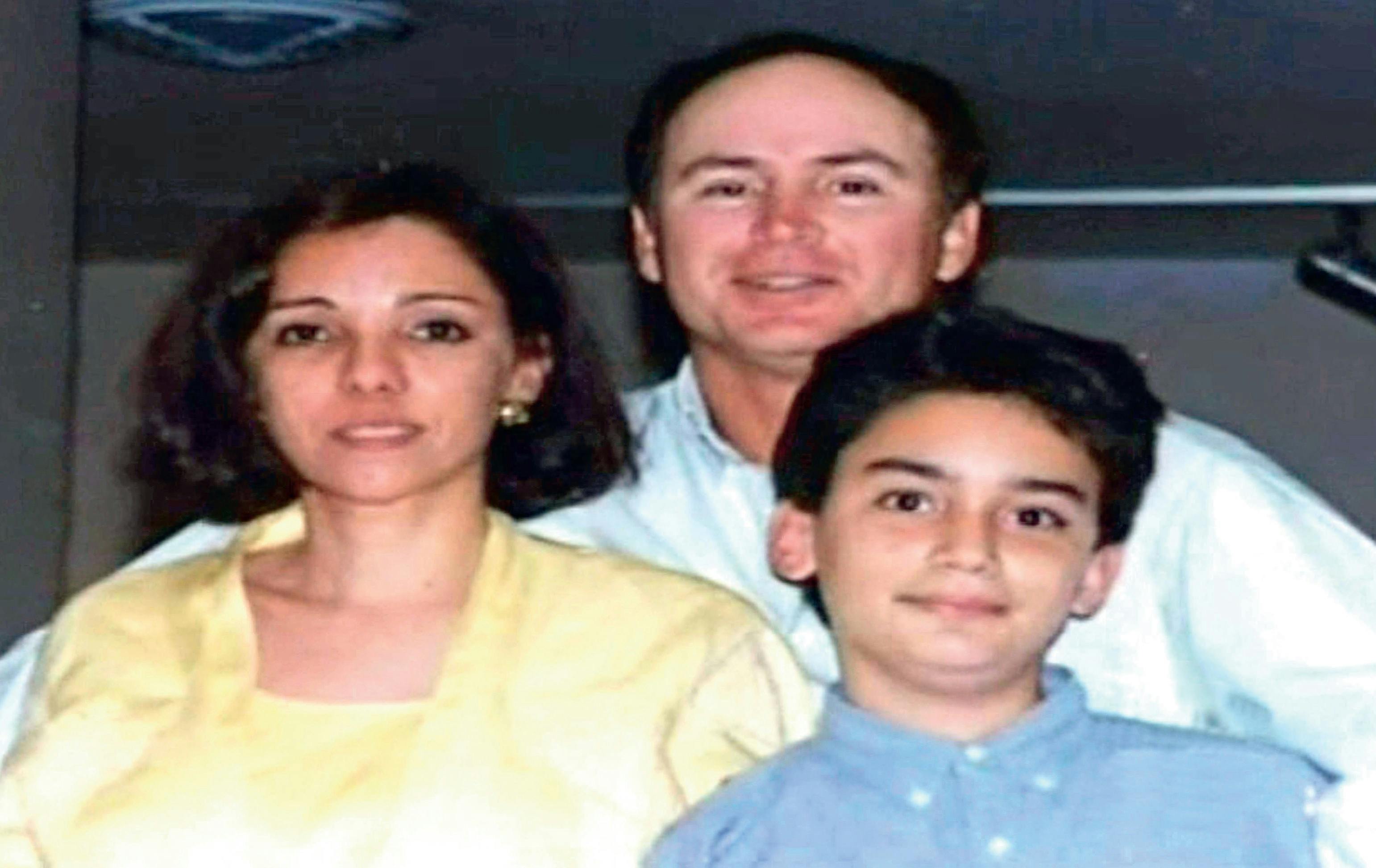 Maggie og Edward Locascio med sønnen Edward Junior