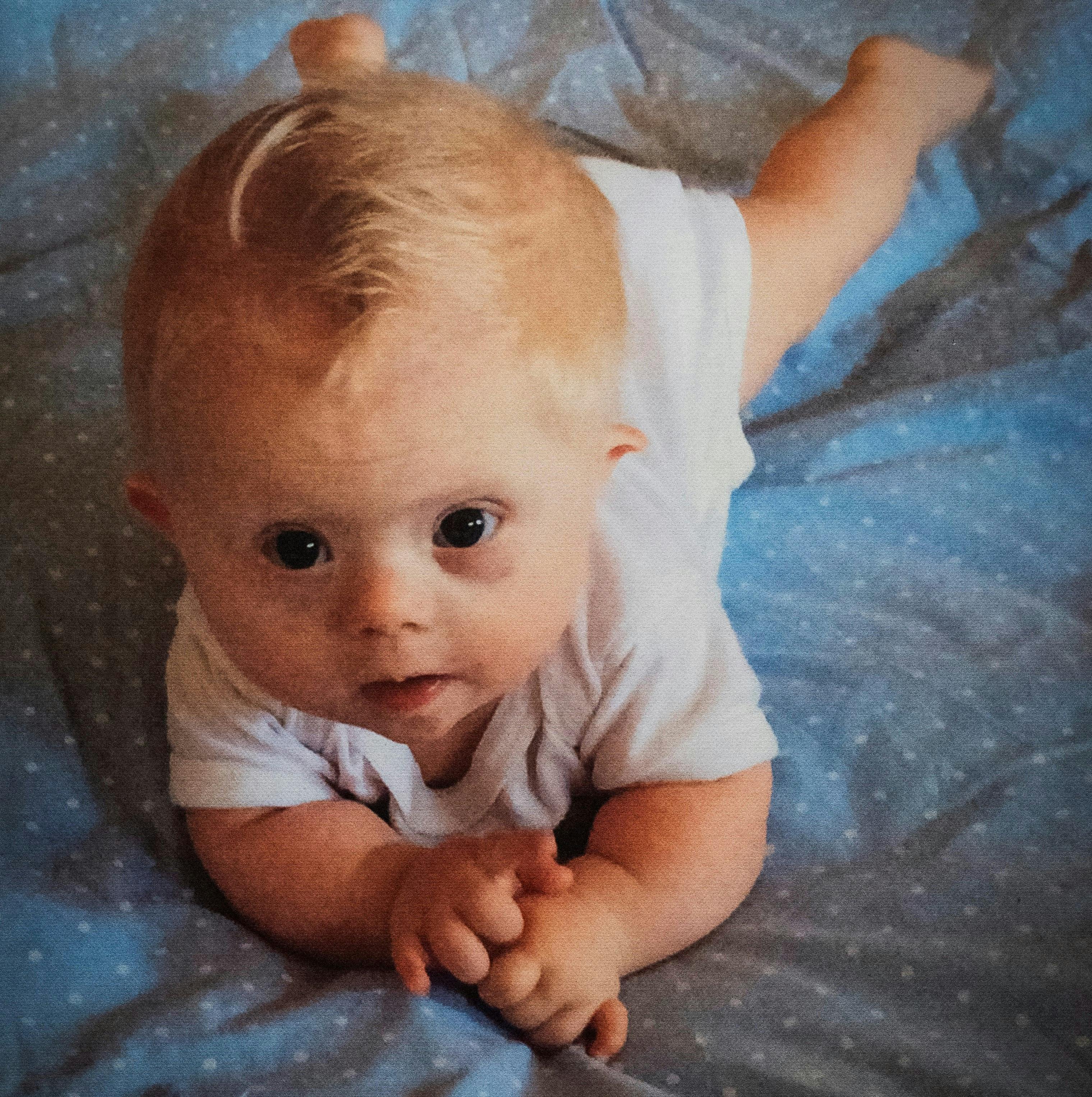 Malthe som baby.