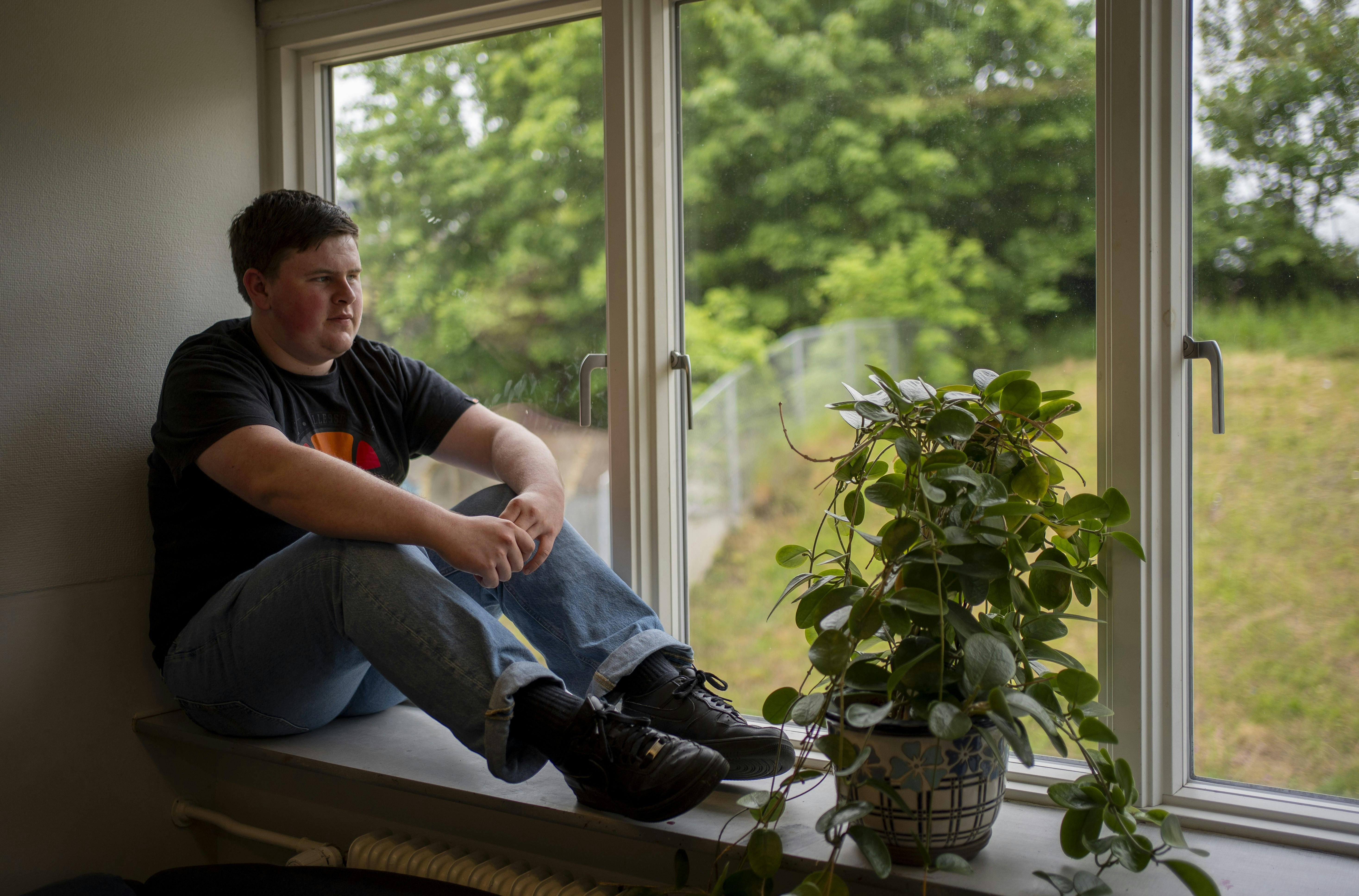 Jakob Stærmose, der tidligere følte sig ensom. 