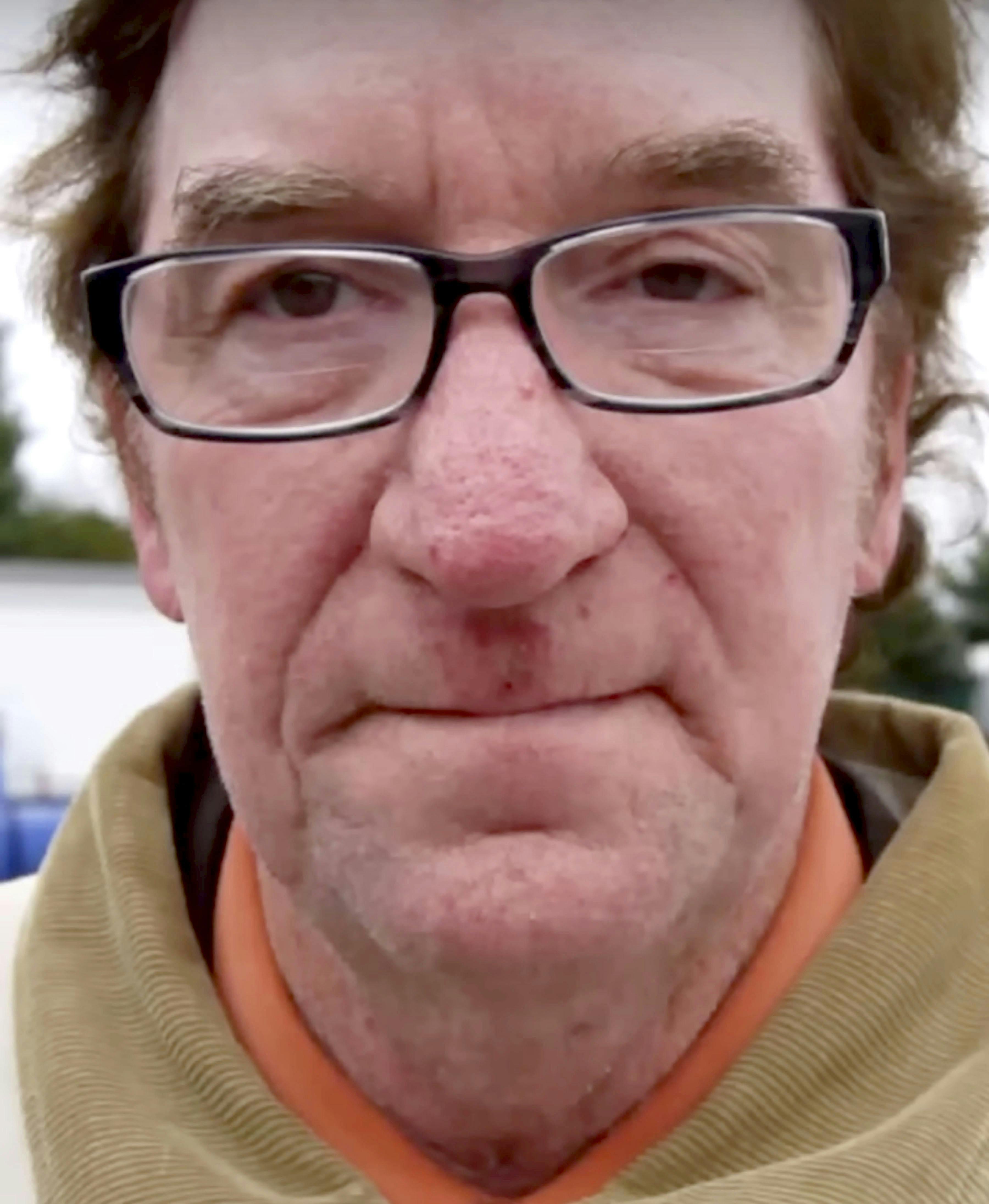 John White, da han blev anholdt. 