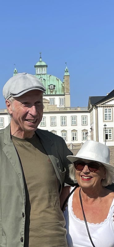 Privatfoto af Susanne Krejsing og Michael.