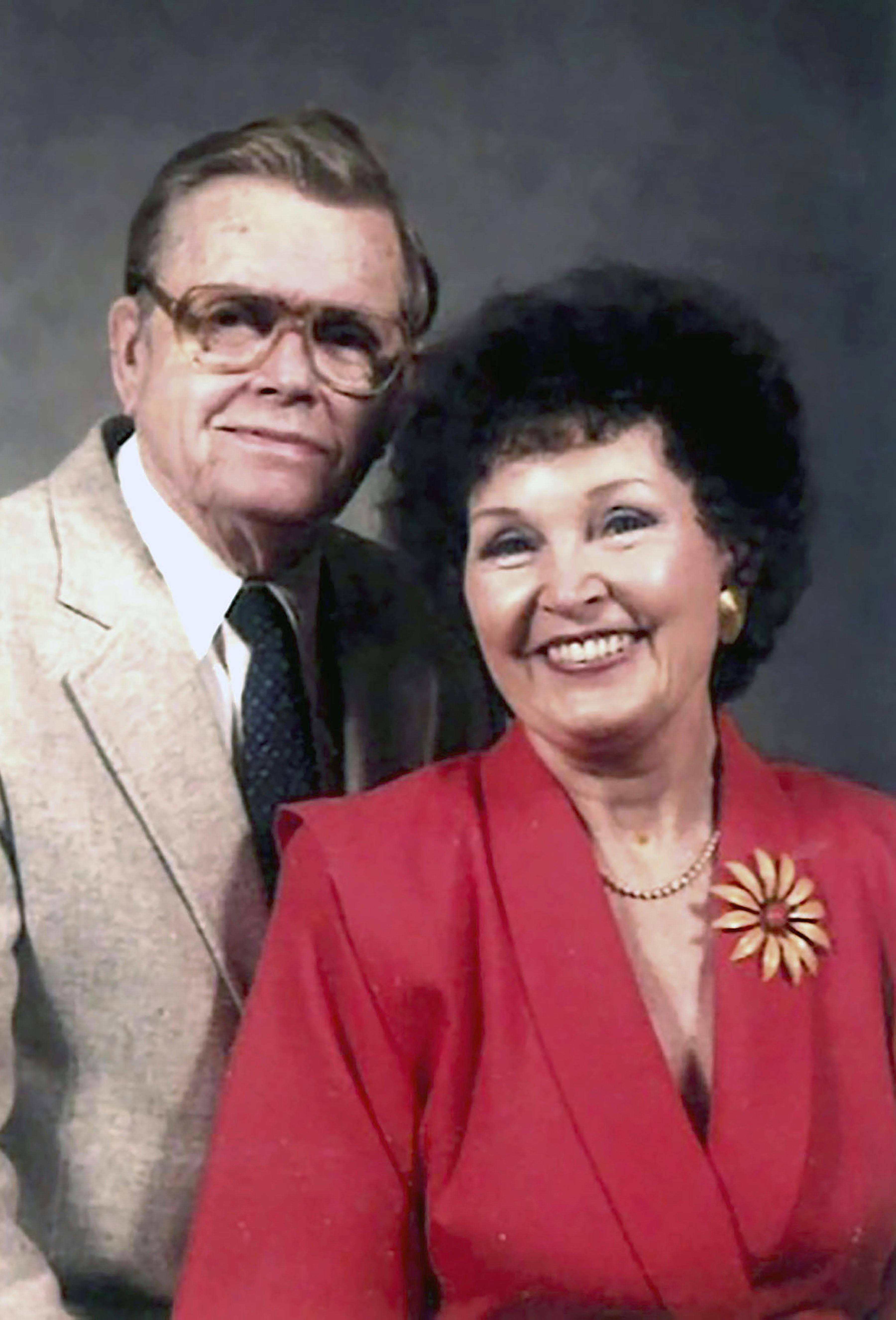 Anna Mae Branson sammen med min forlovede Bob Fenneman.