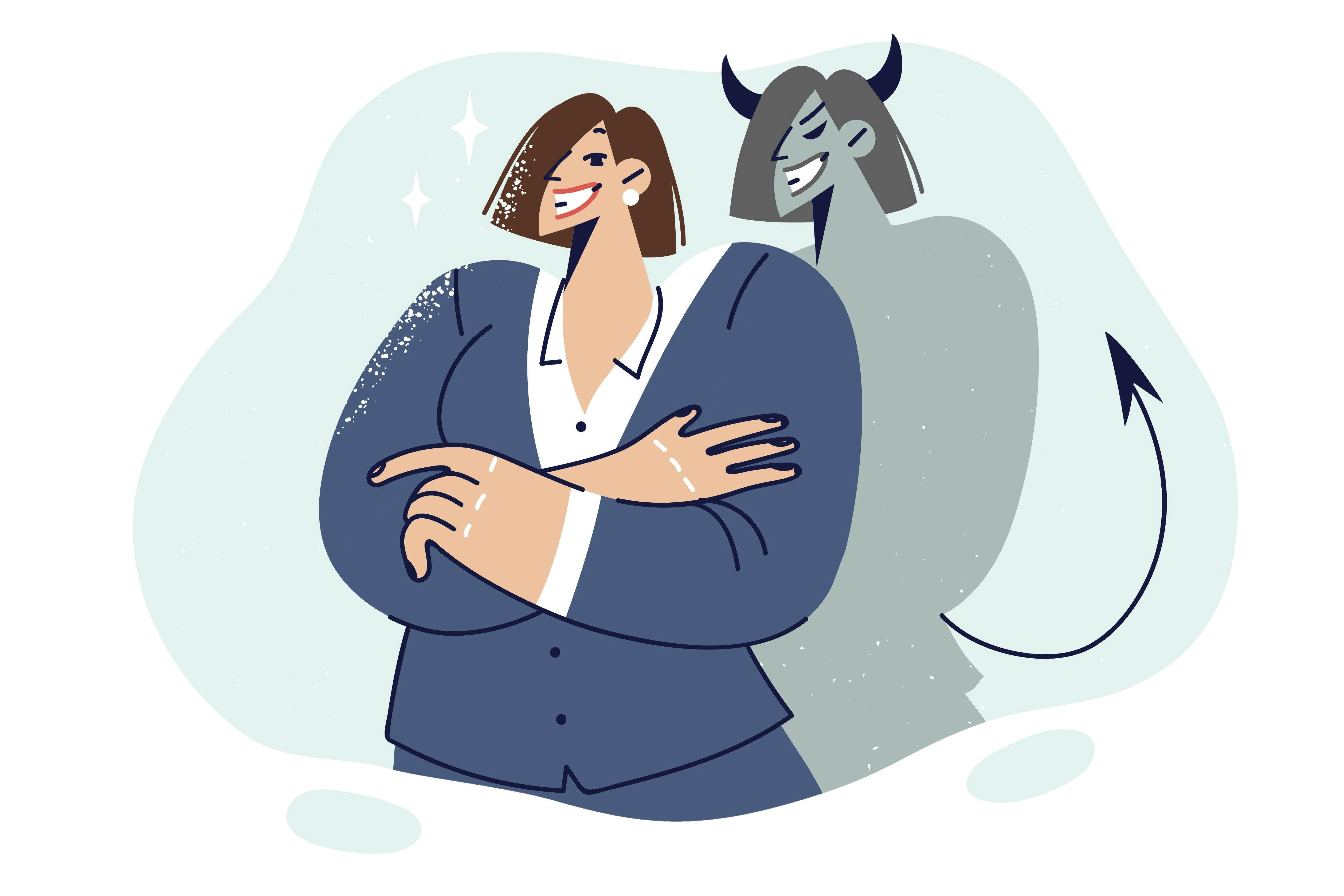 Tegning om ond stedmor