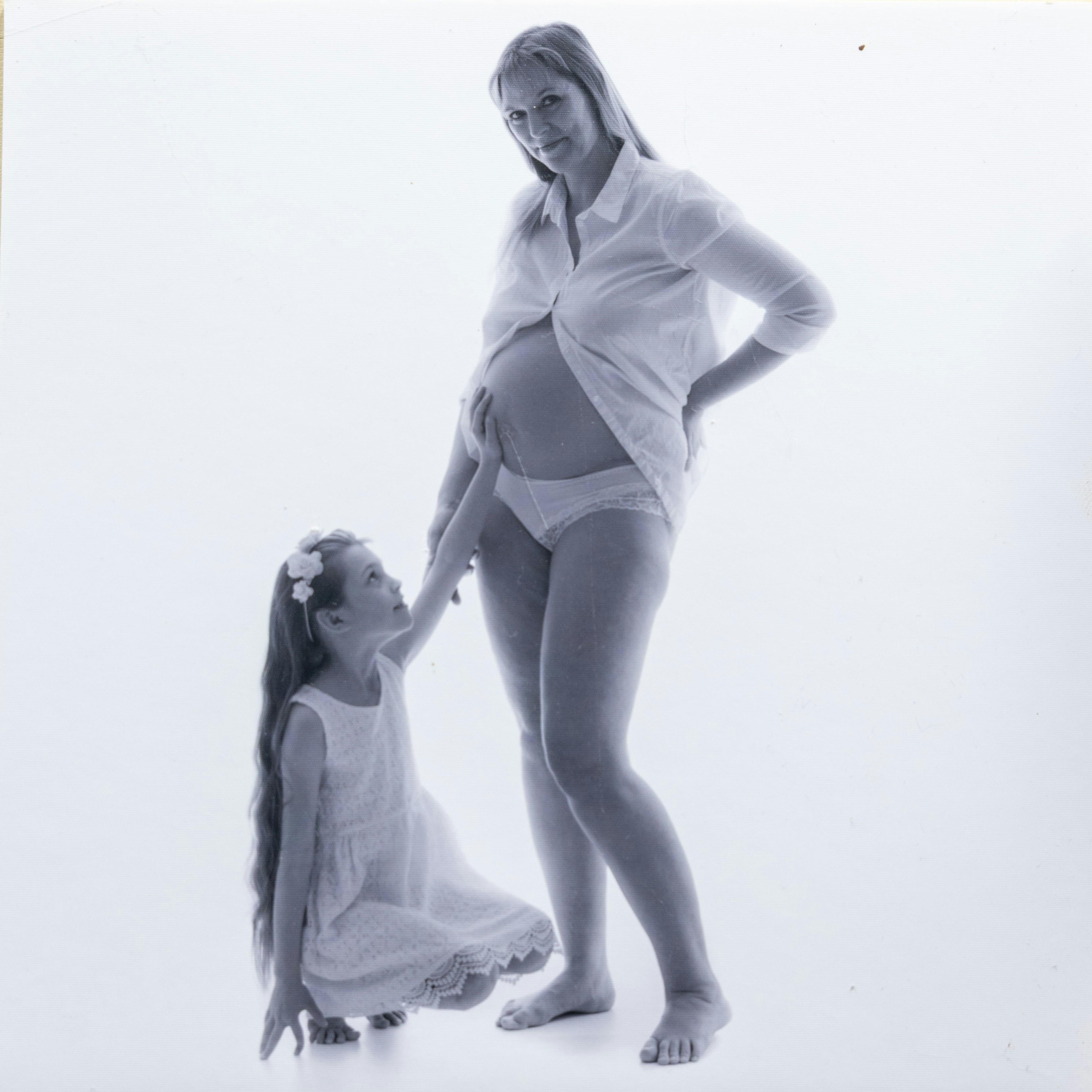 Heidi Bang Nielsen fik taget graviditetsfoto inden kemo.