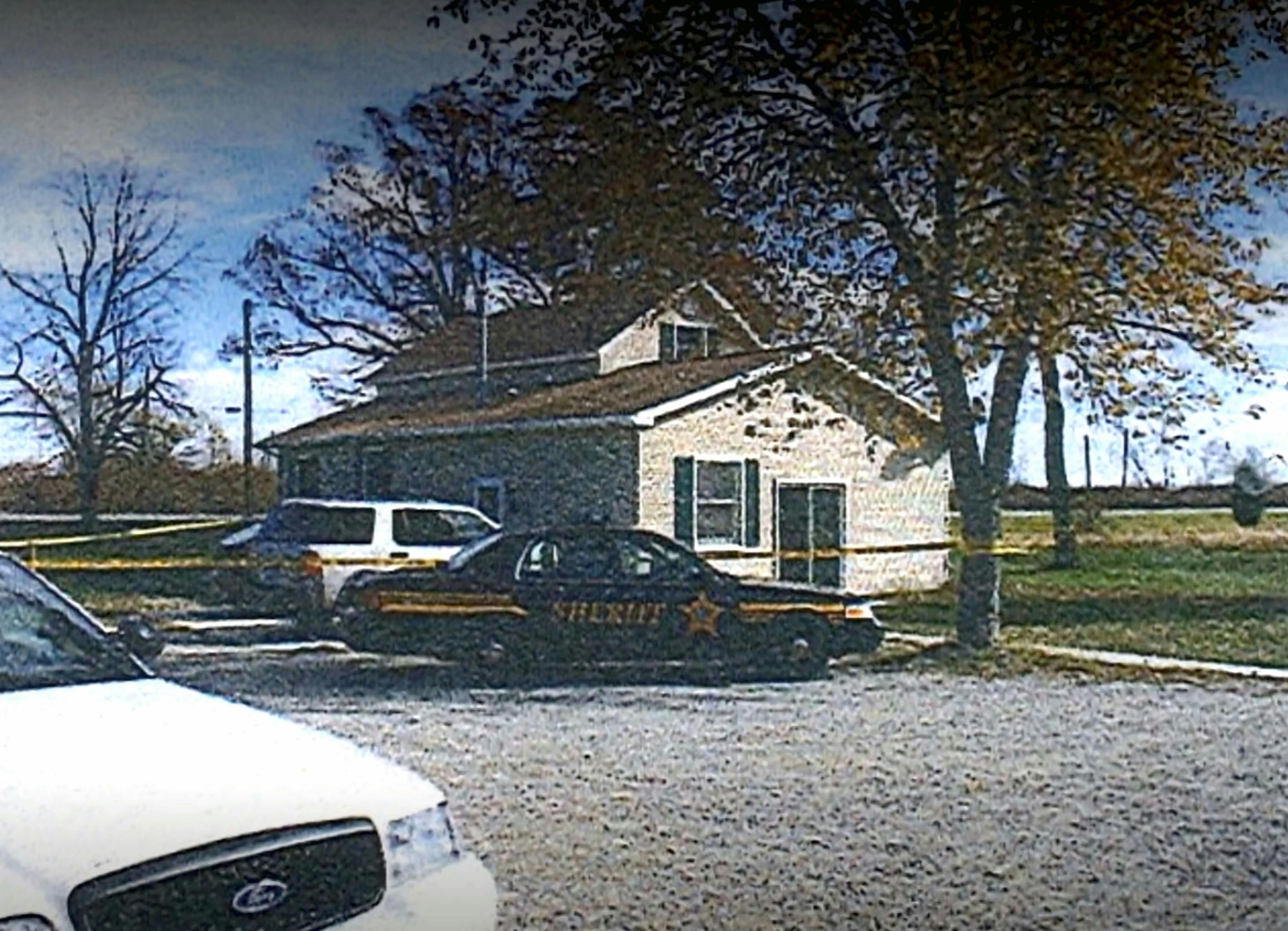 Huset familien boede i, hvor drabene fandt sted. 