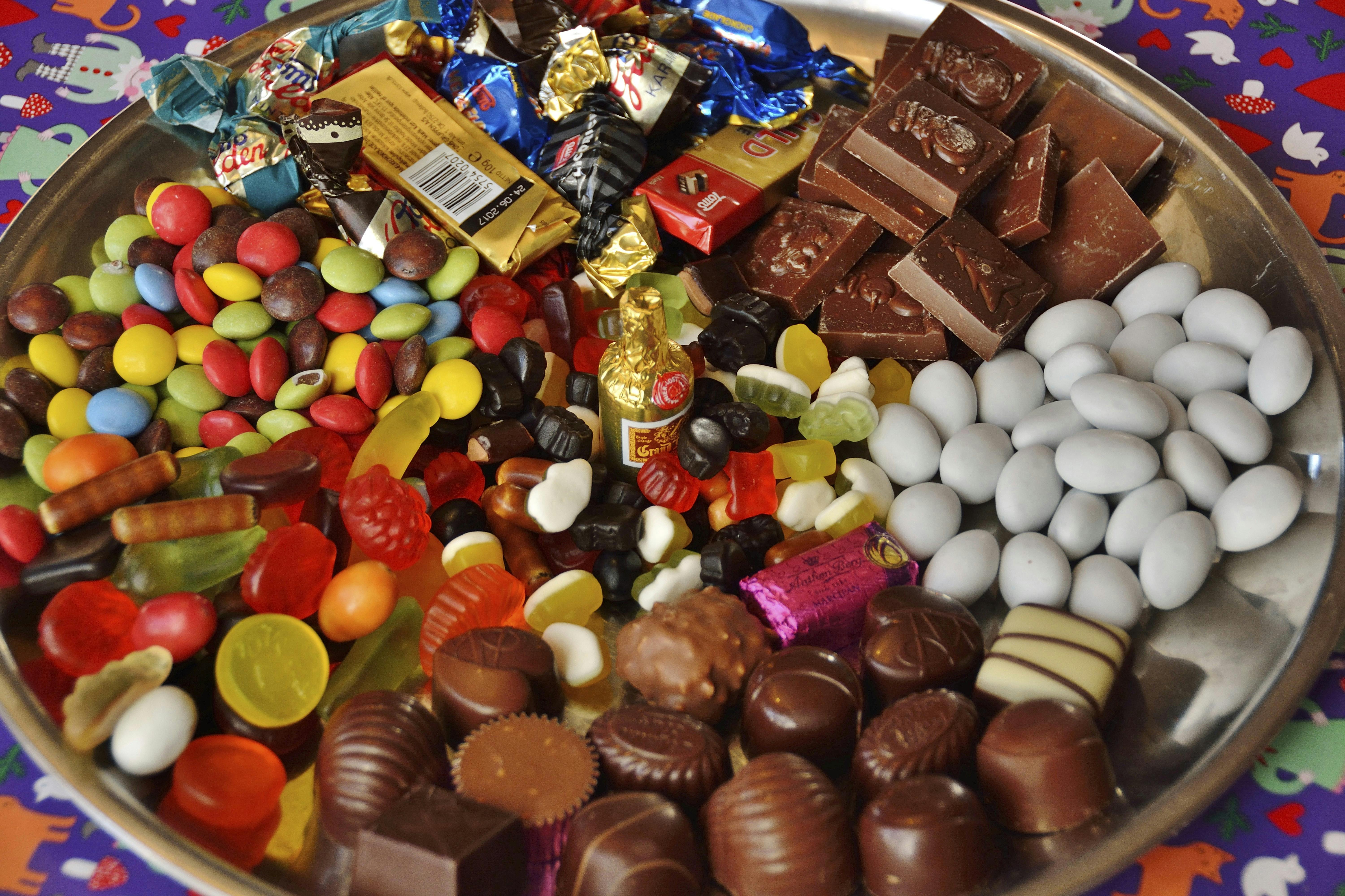 Chokolade og slik - test viser, at ultraforarbejdet mad kan føre til dårligere hjertesundhed.