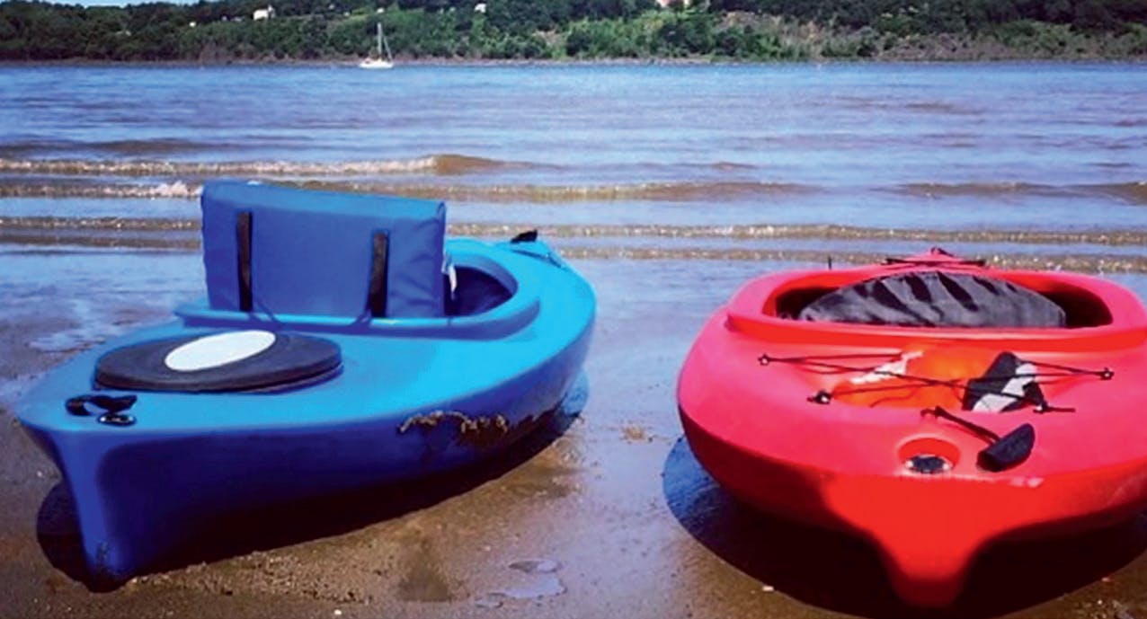 Mordet på Vincent Viafore - De to kajakker, som kæresteparret roede i