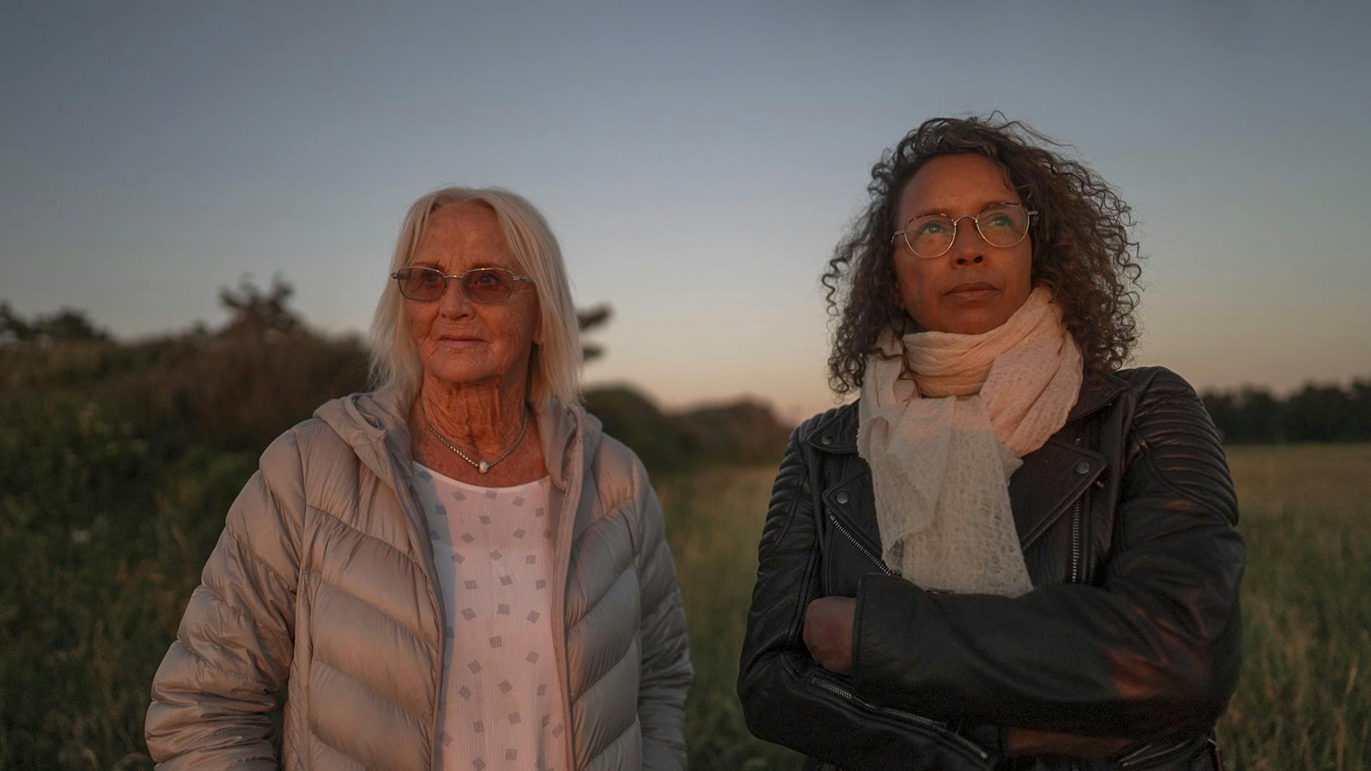 Lene Kamm med sin biologiske mor, Else Kristine Sørensen