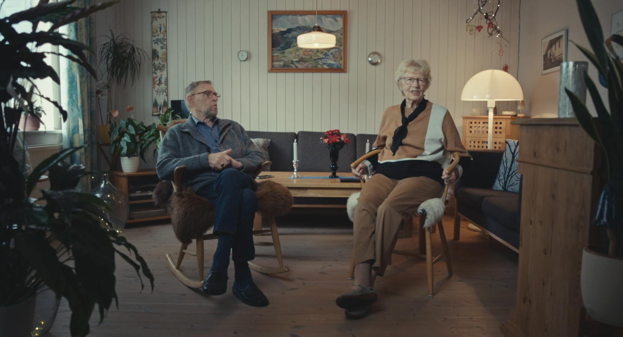 Trine Petersens forældre, Alis og Villy Petersen fra Sorø.